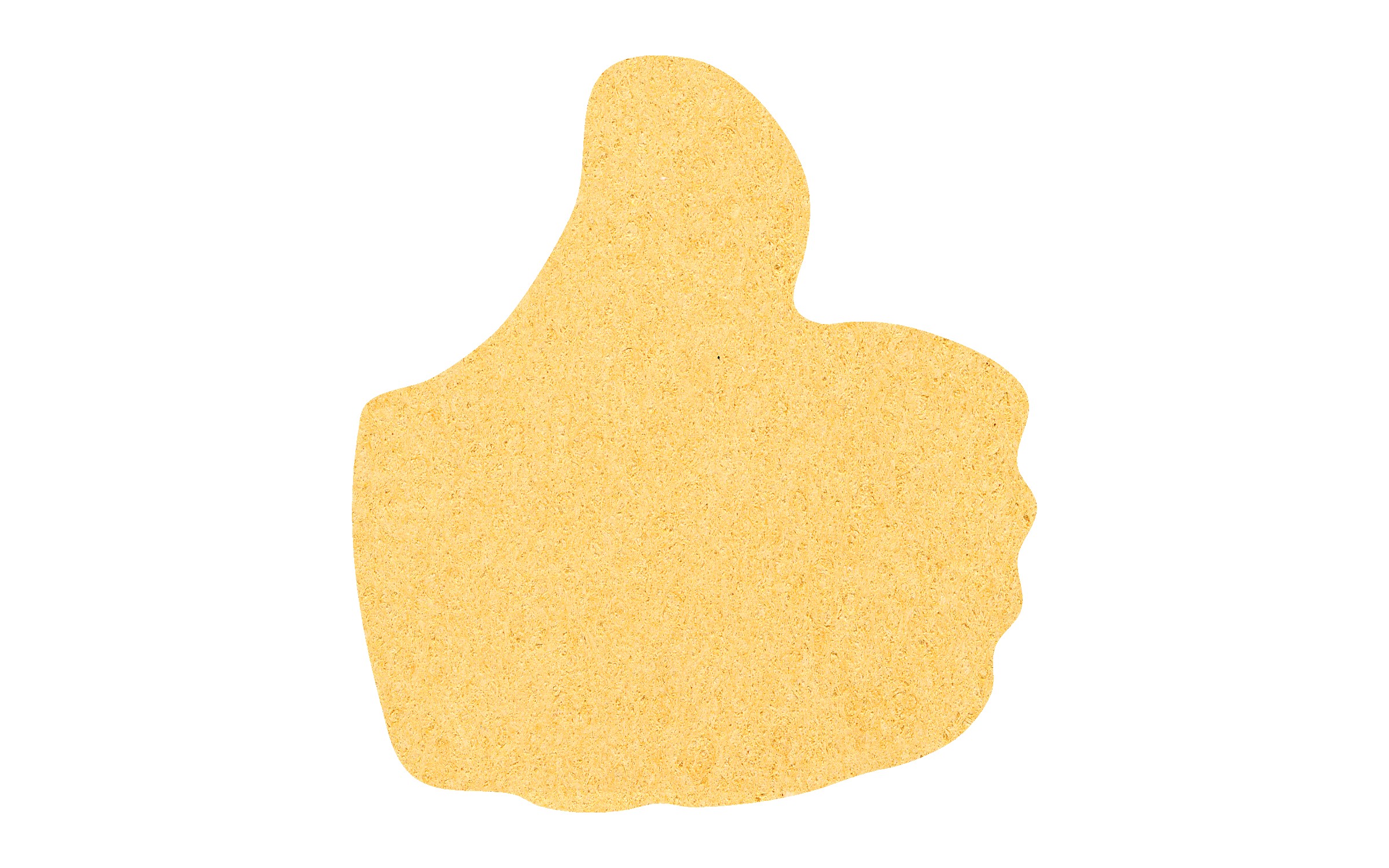 Picture of 5" Standard Compressed Thumbs Up Sponge