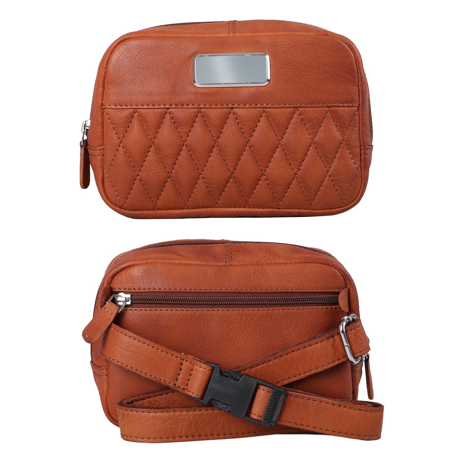 Picture of Brea Canyon Leather Cross Body Bag