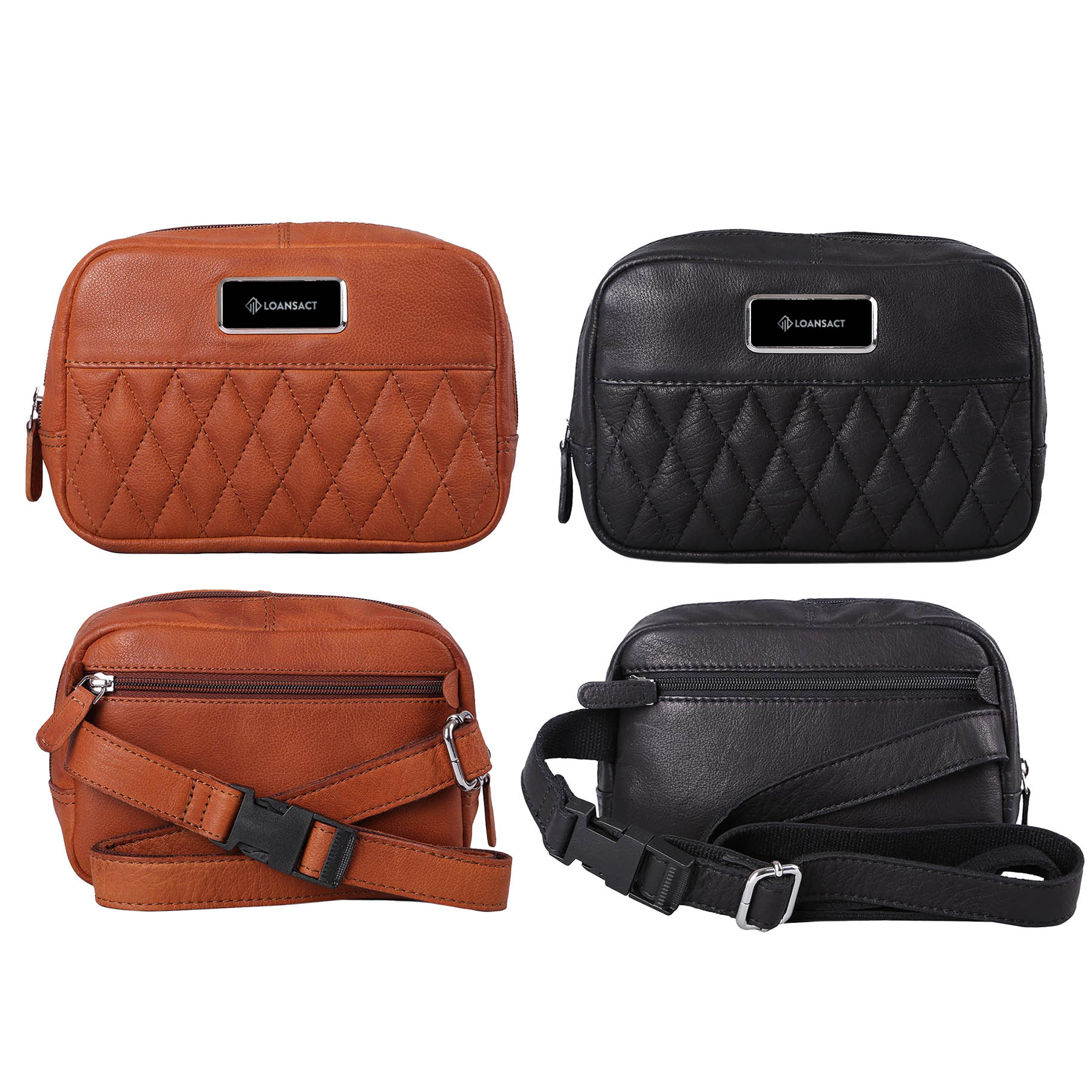 Picture of Brea Canyon Leather Cross Body Bag