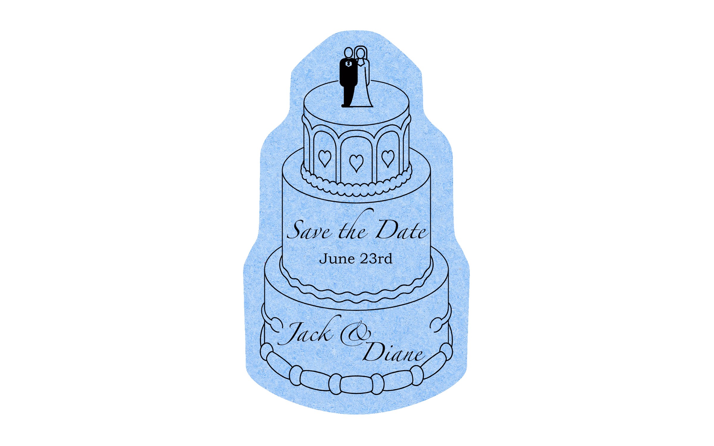 Picture of 5" Standard Compressed Wedding Cake Sponge