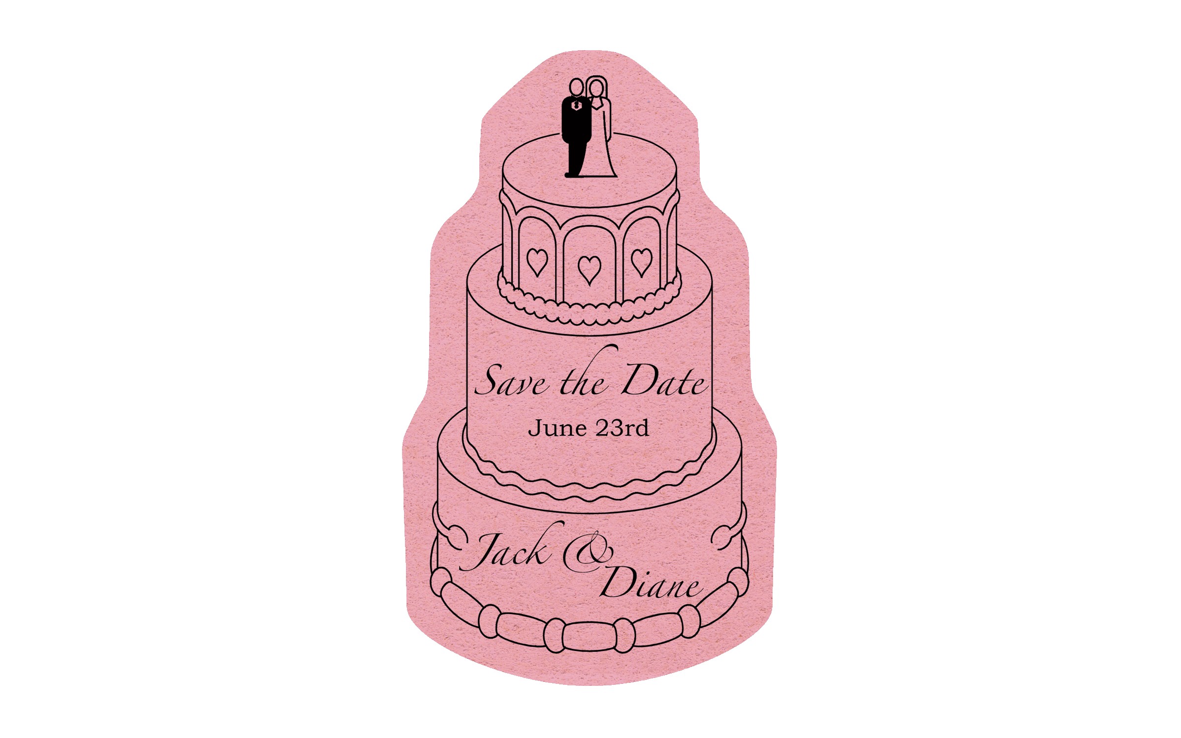 Picture of 5" Standard Compressed Wedding Cake Sponge