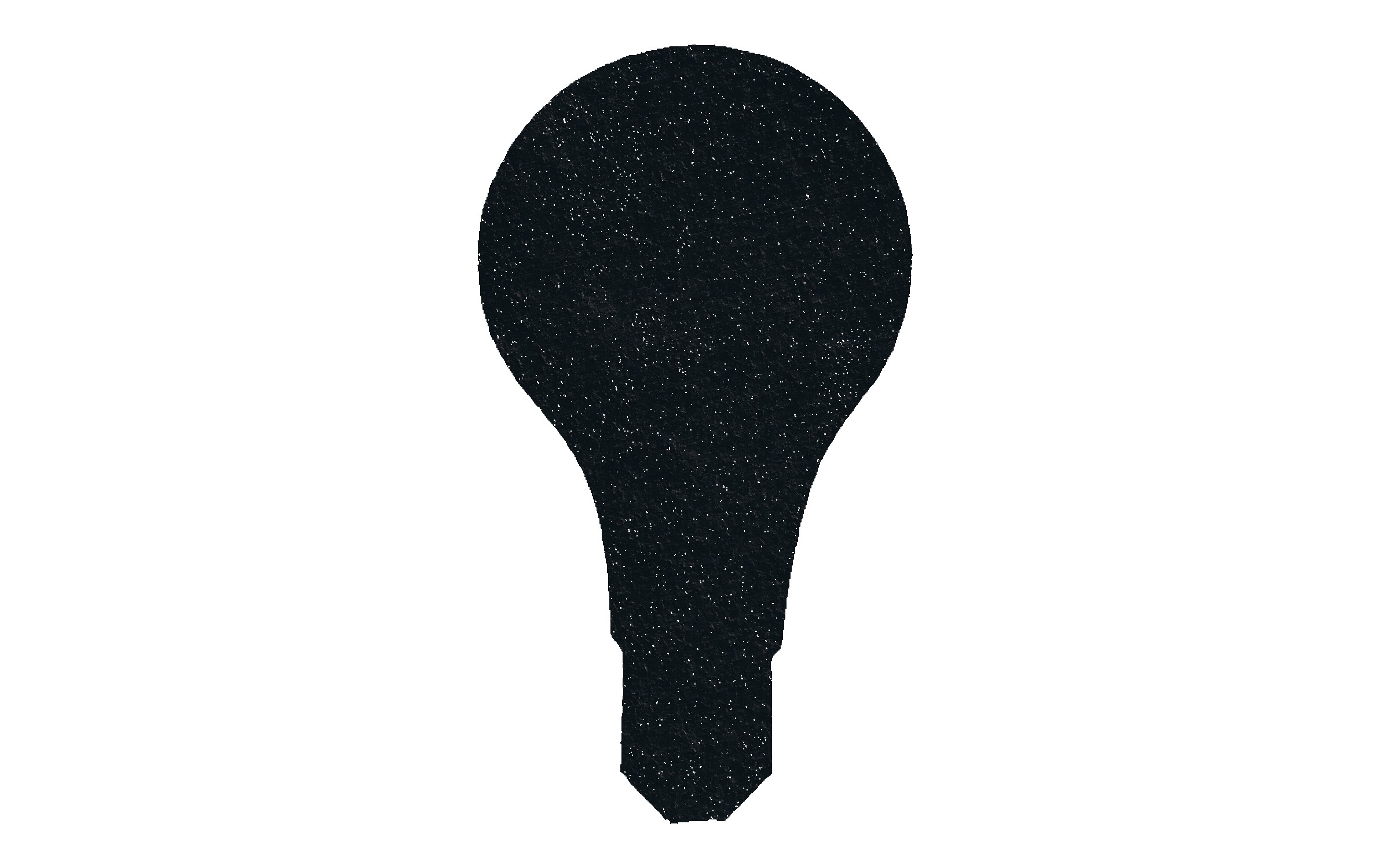 Picture of 4" Econo Flat Tire Light Bulb Coaster