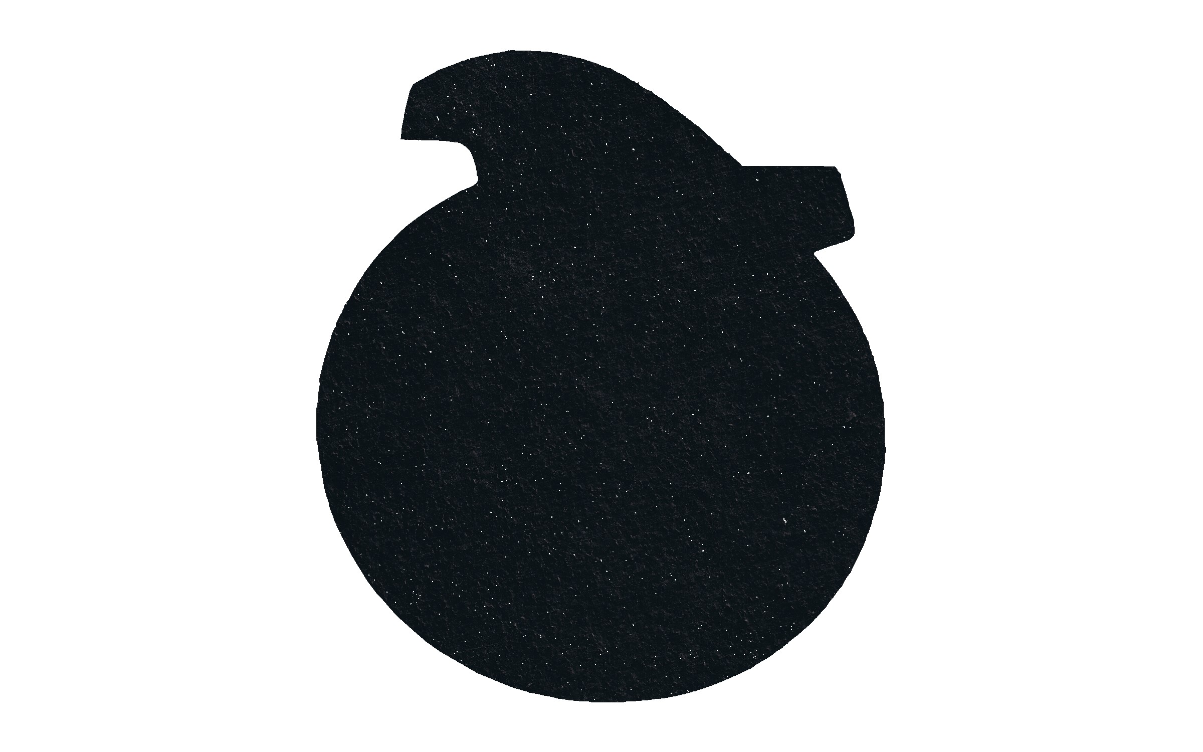 Picture of 4" Econo Flat Tire Peach Coaster