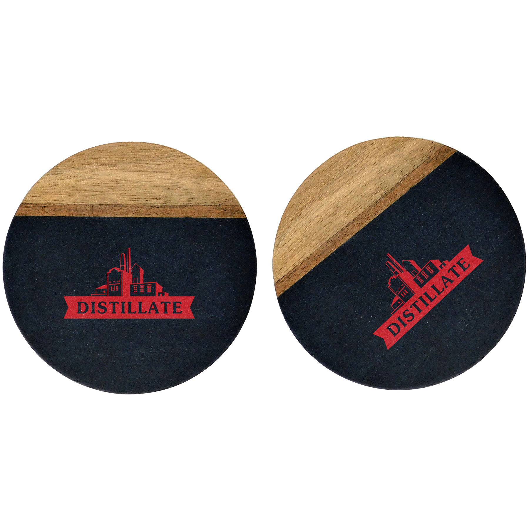 Picture of Slate & Acacia Wood Coaster Set