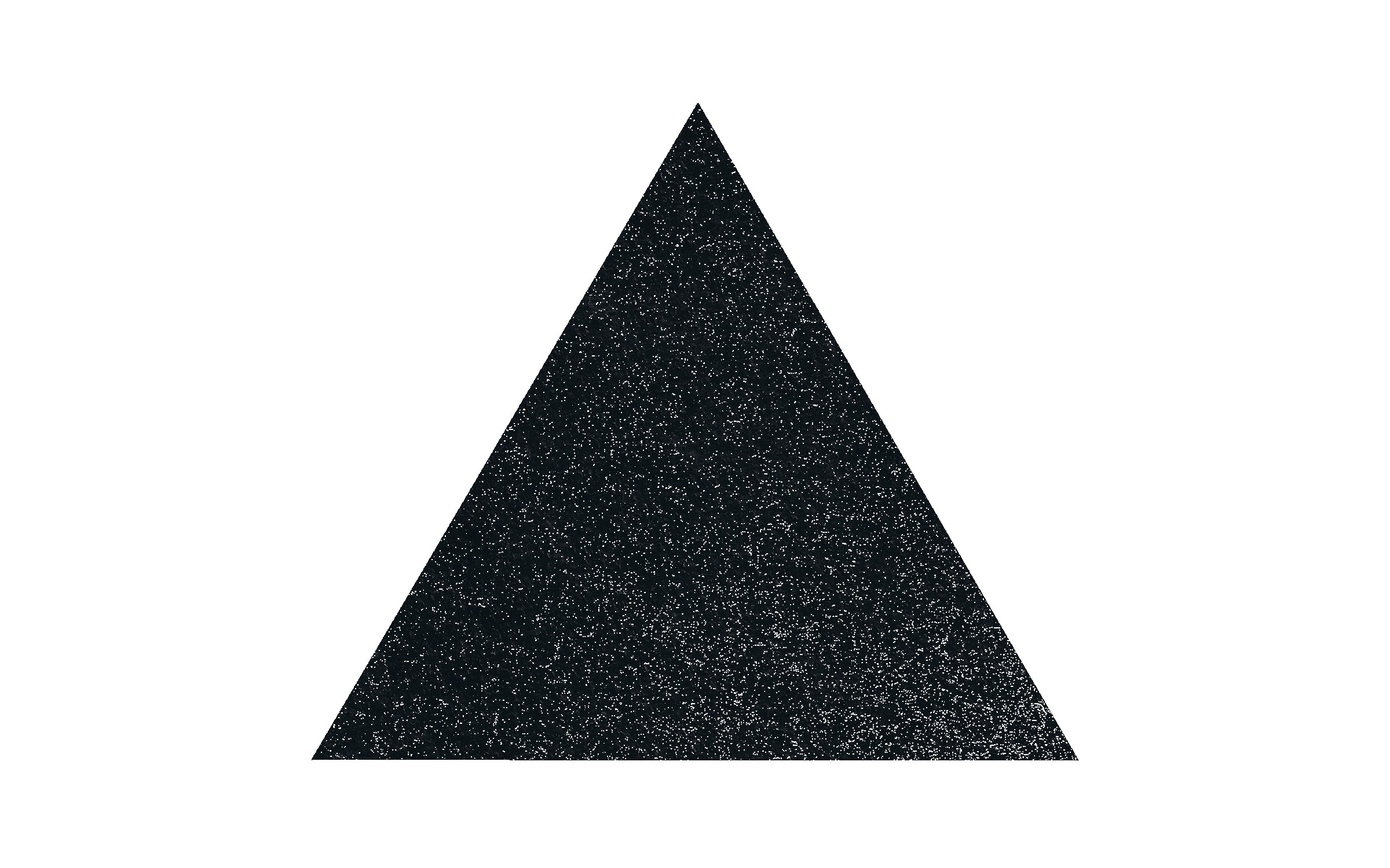 Picture of 4" Econo Flat Tire Triangle Coaster
