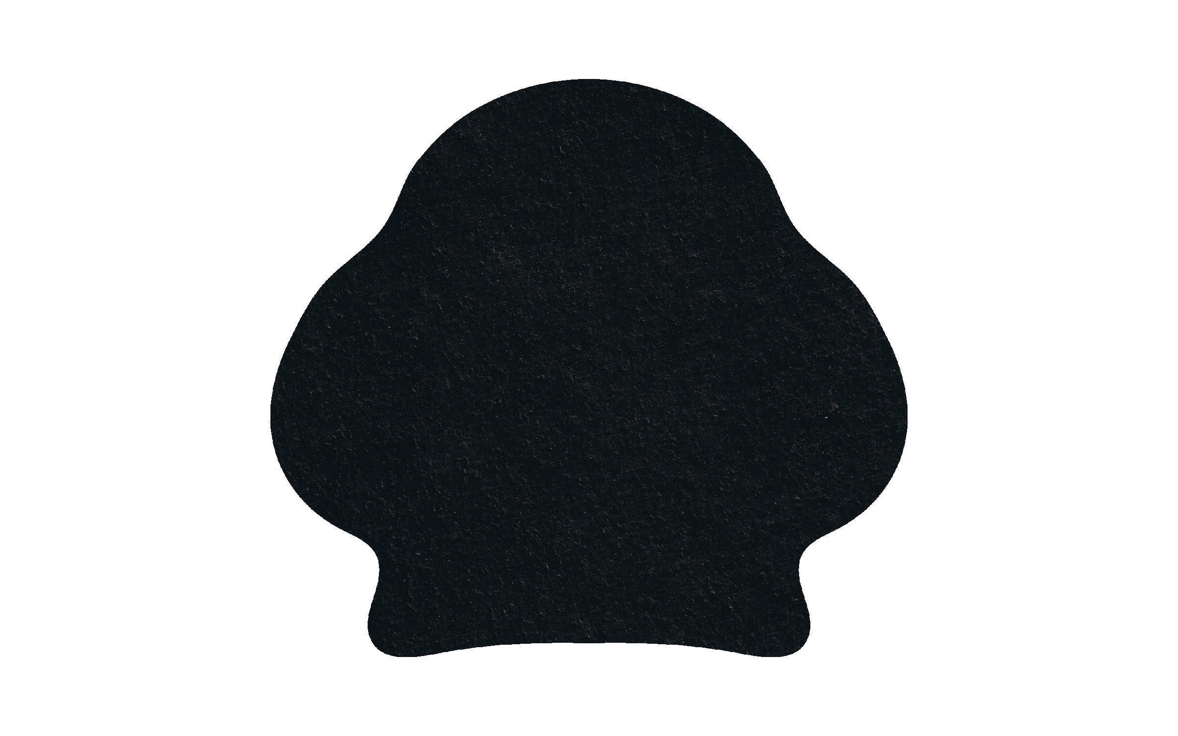 Picture of 5" Standard Flat Tire Chef Hat Coaster