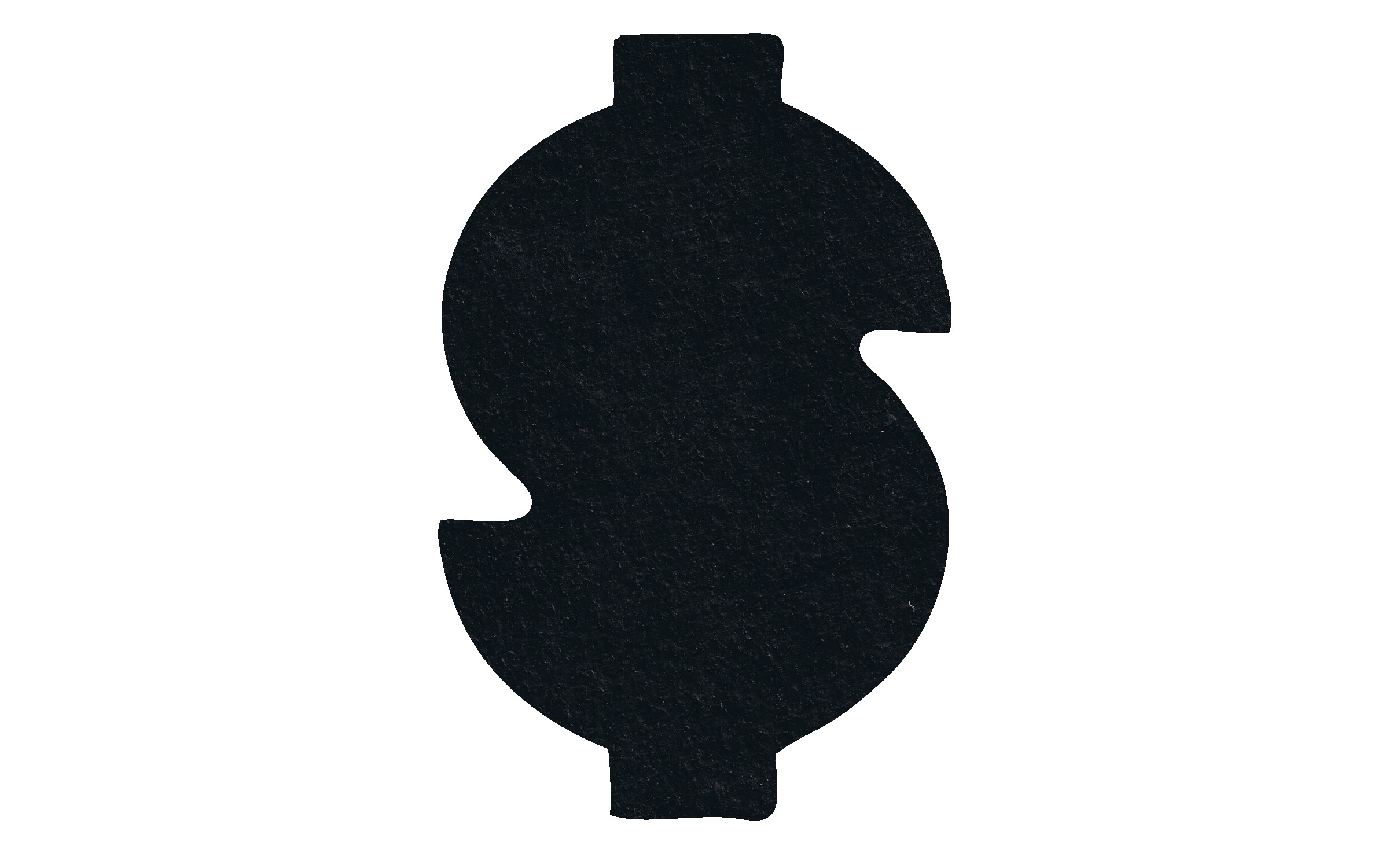 Picture of 5" Standard Flat Tire Dollar Sign Coaster