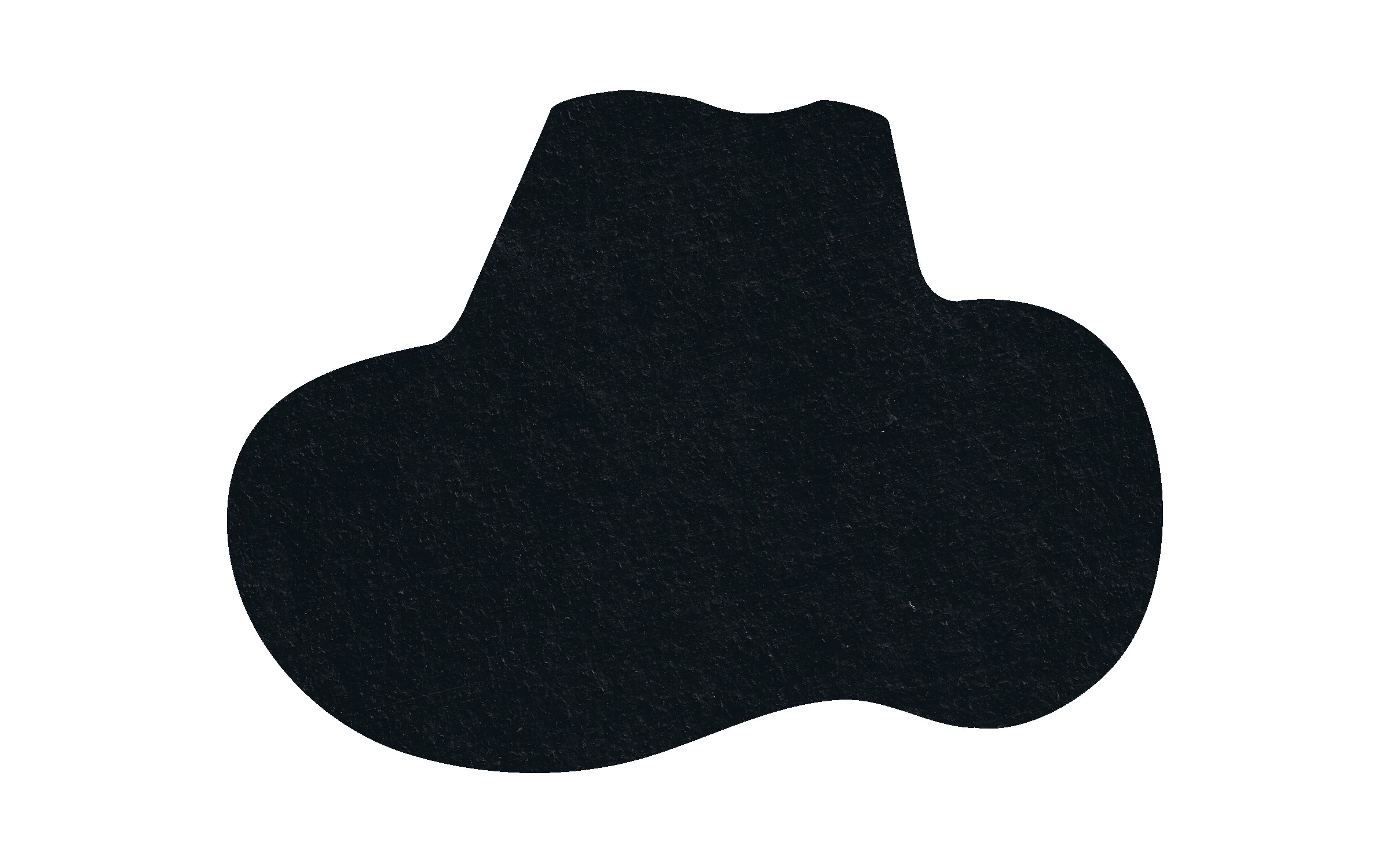 Picture of 5" Standard Flat Tire Cowboy Hat Coaster