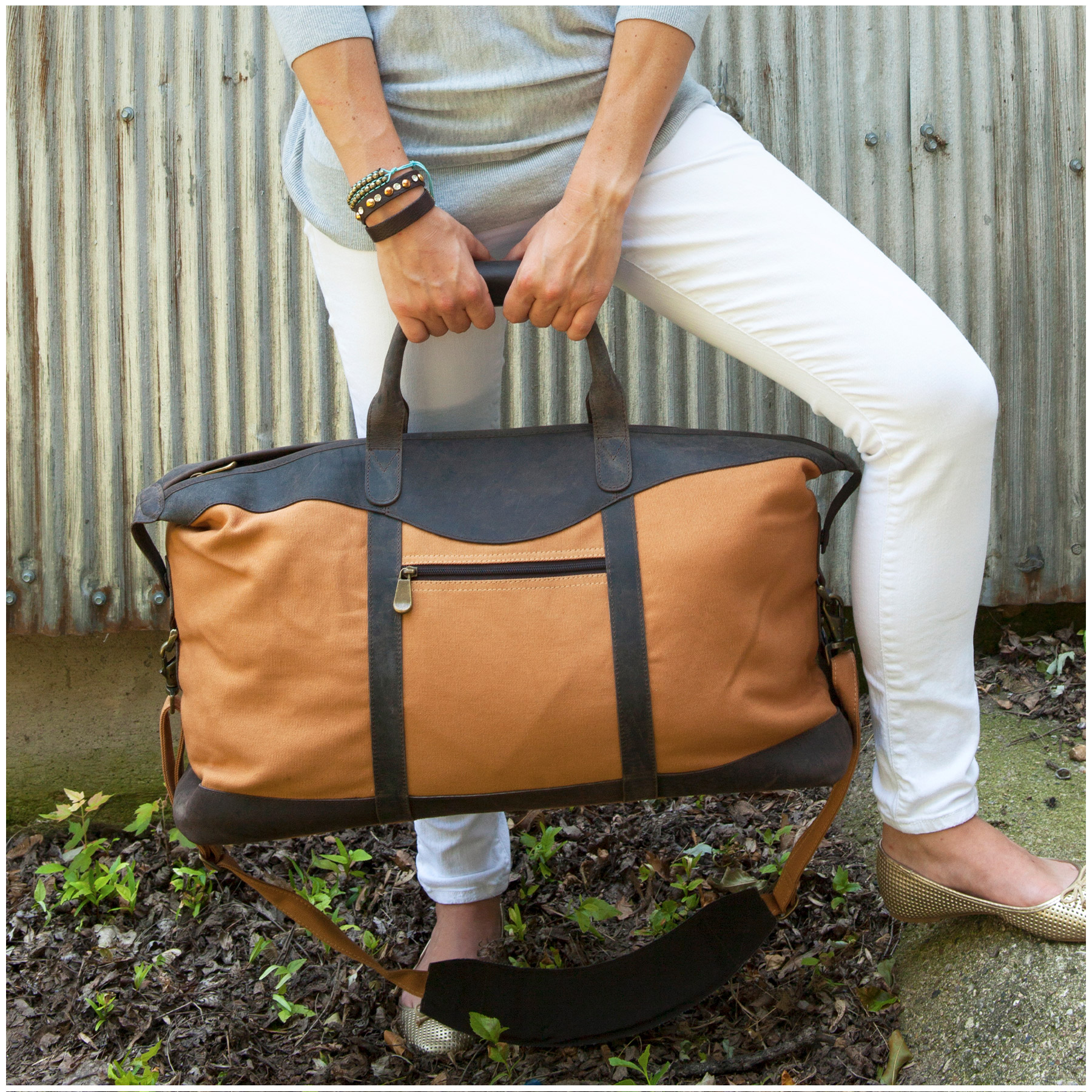 Picture of Utah Canyon Leather Duffel Bag