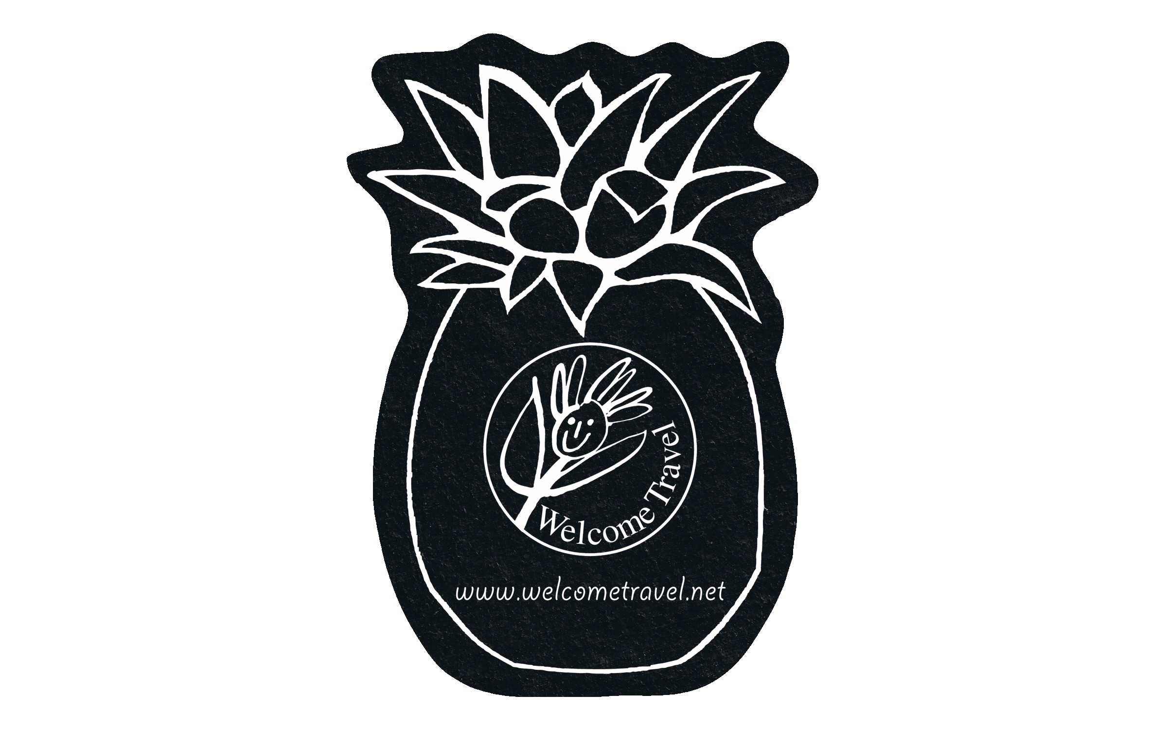 Picture of 5" Standard Flat Tire Pineapple Coaster