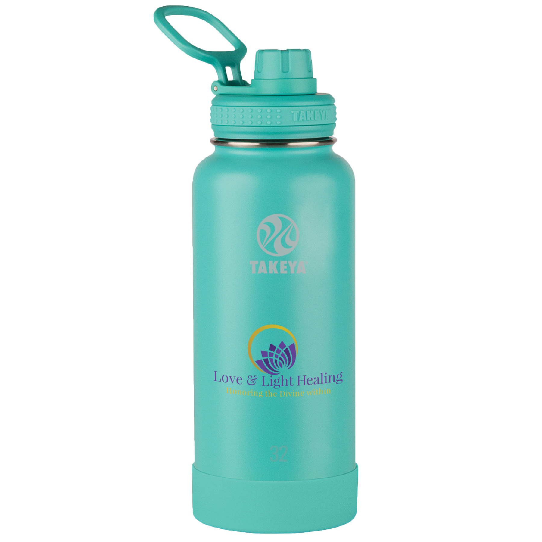 Picture of Takeya® 32 oz. Water Bottle w/Actives Insulated Spout Lid™, Full Color Digital