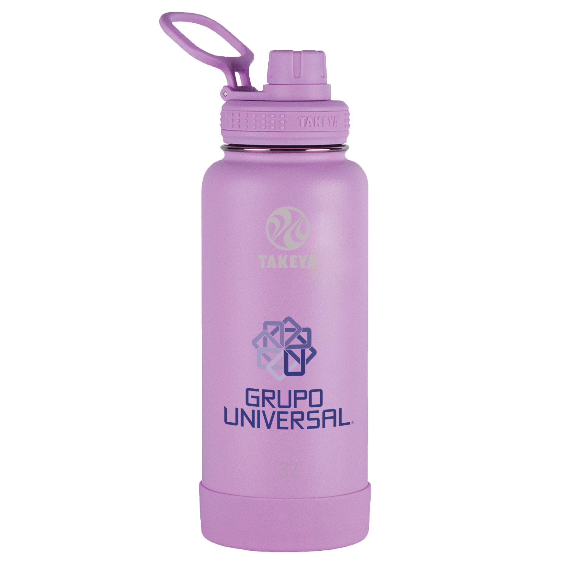 Picture of Takeya® 32 oz. Water Bottle w/Actives Insulated Spout Lid™, Full Color Digital