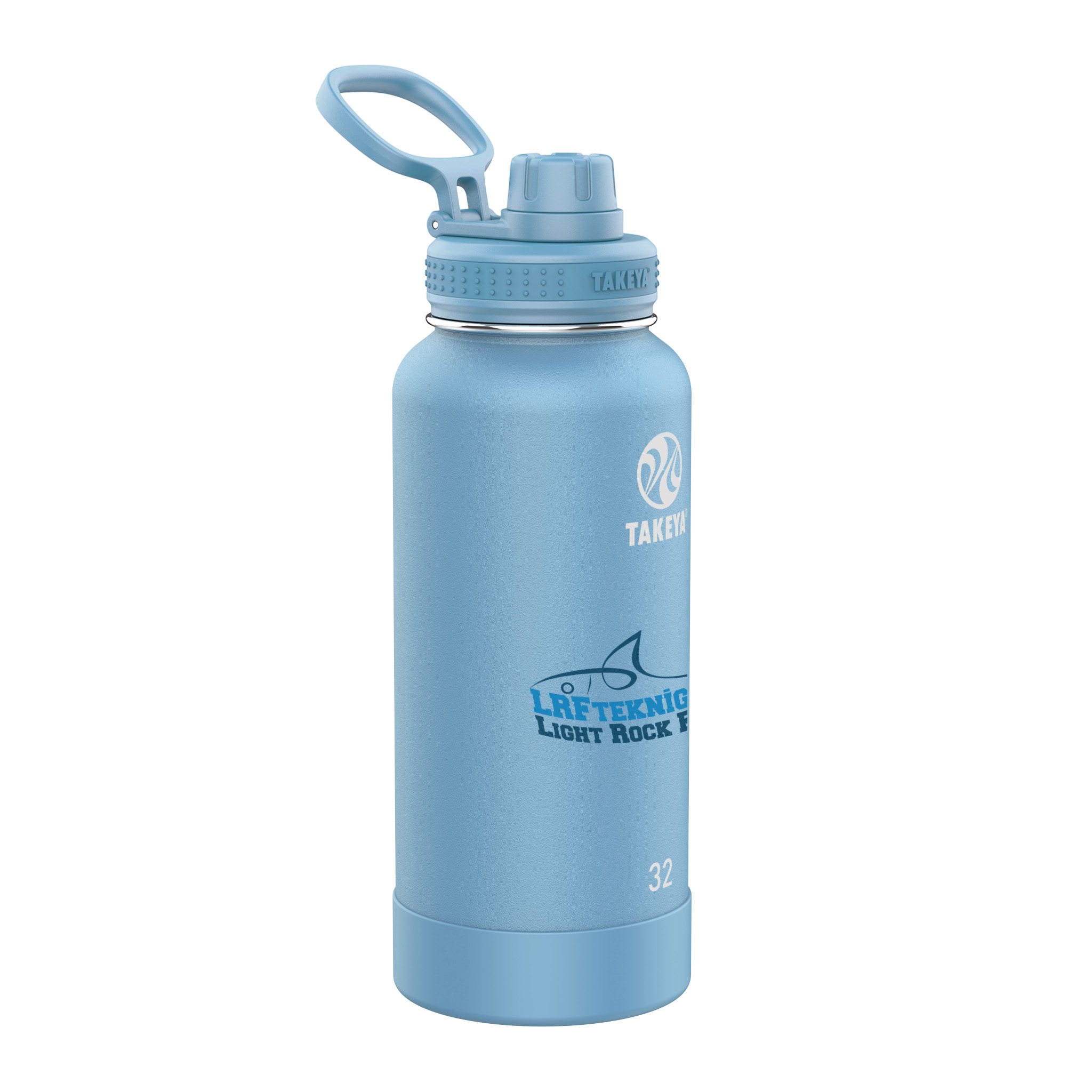 Picture of Takeya® 32 oz. Water Bottle w/Actives Insulated Spout Lid™, Full Color Digital