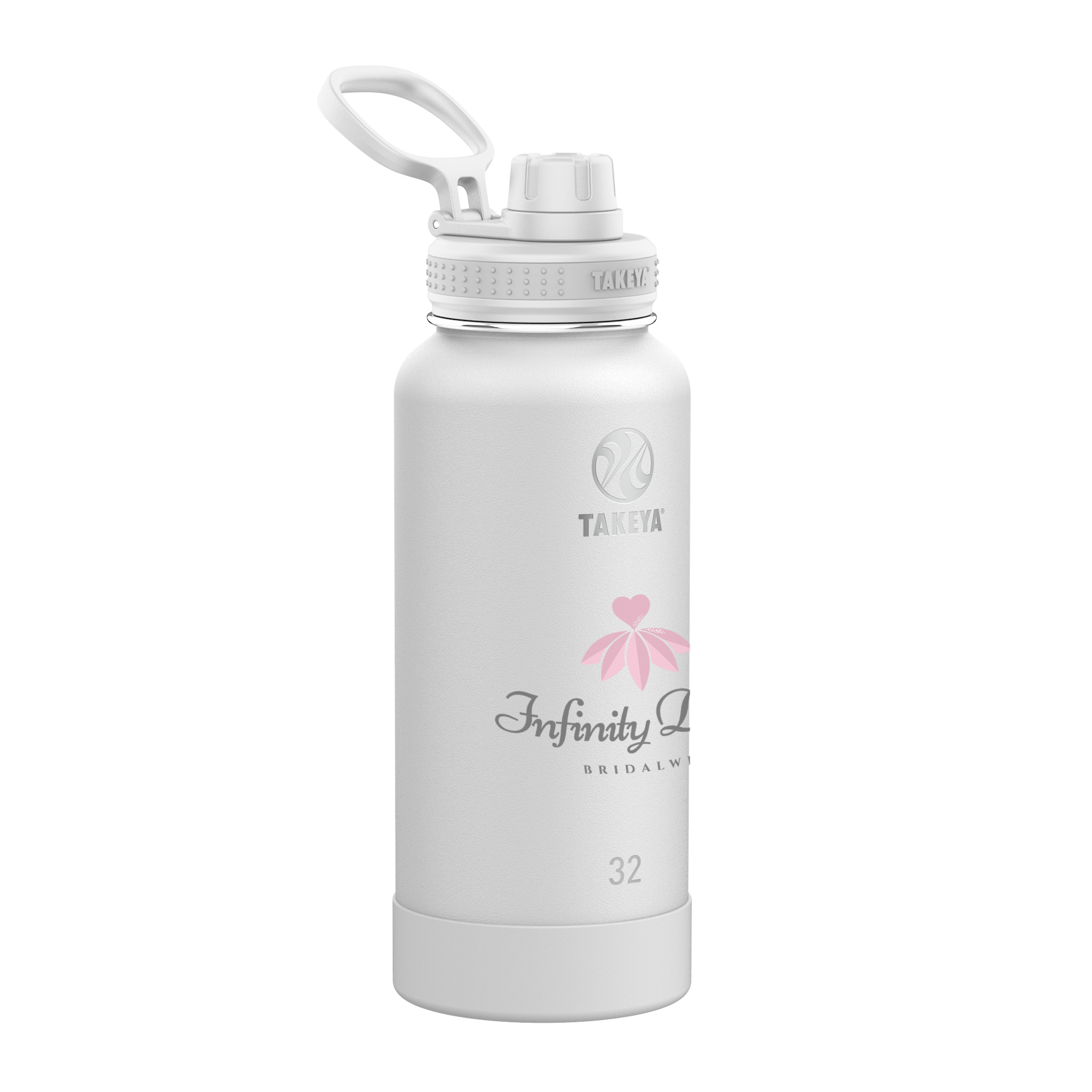 Picture of Takeya® 32 oz. Water Bottle w/Actives Insulated Spout Lid™, Full Color Digital