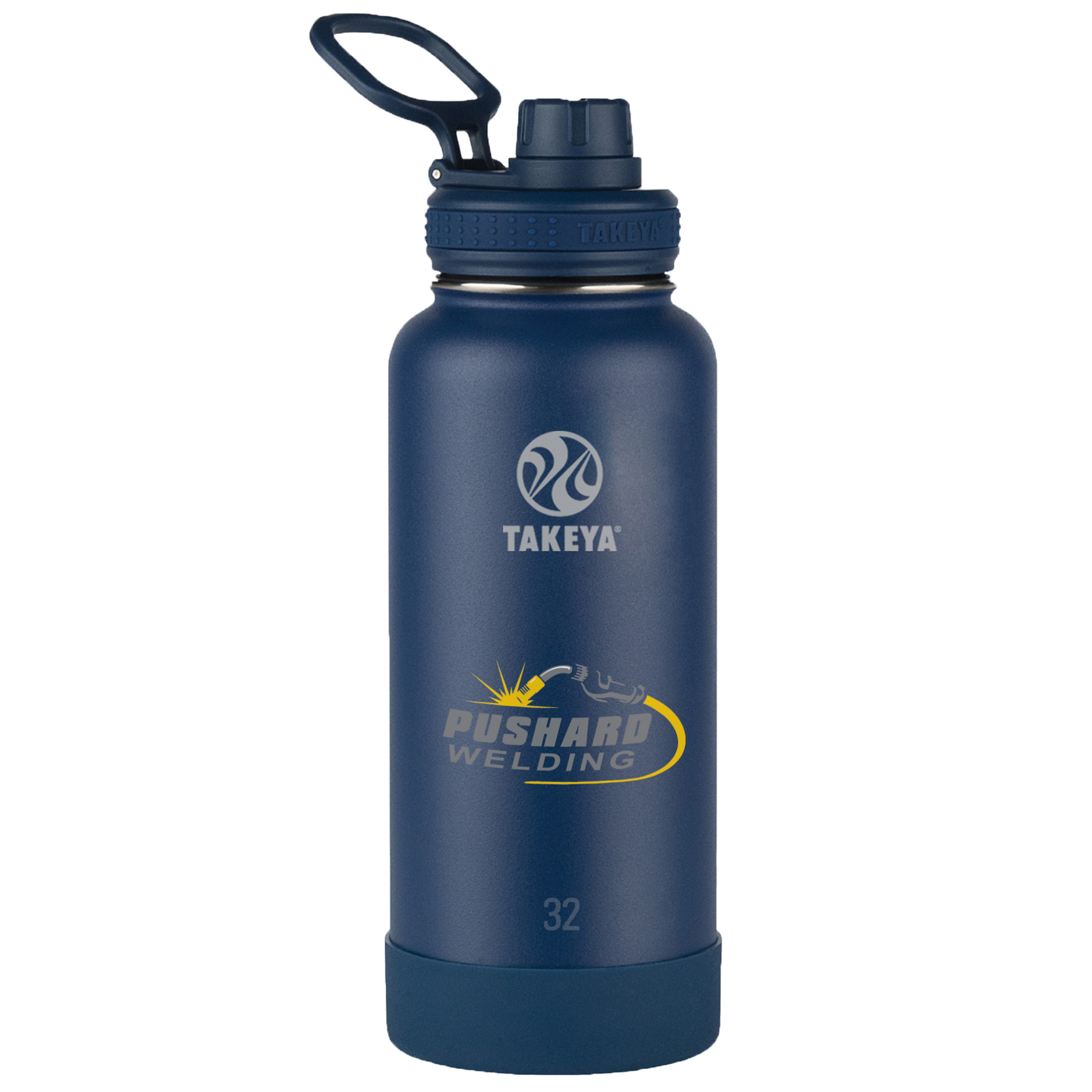 Picture of Takeya® 32 oz. Water Bottle w/Actives Insulated Spout Lid™, Full Color Digital