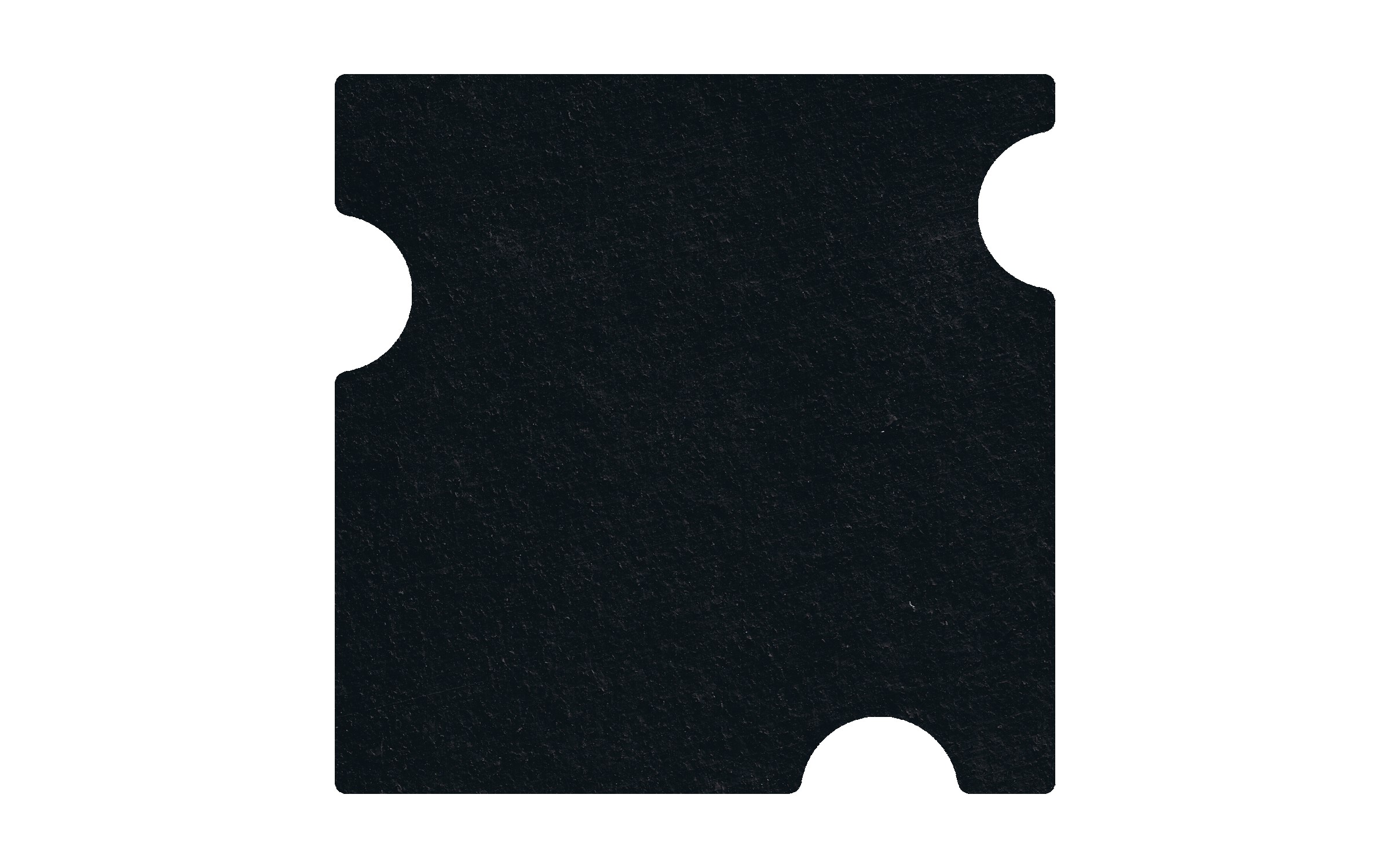 Picture of 5" Standard Flat Tire Swiss Cheese Coaster