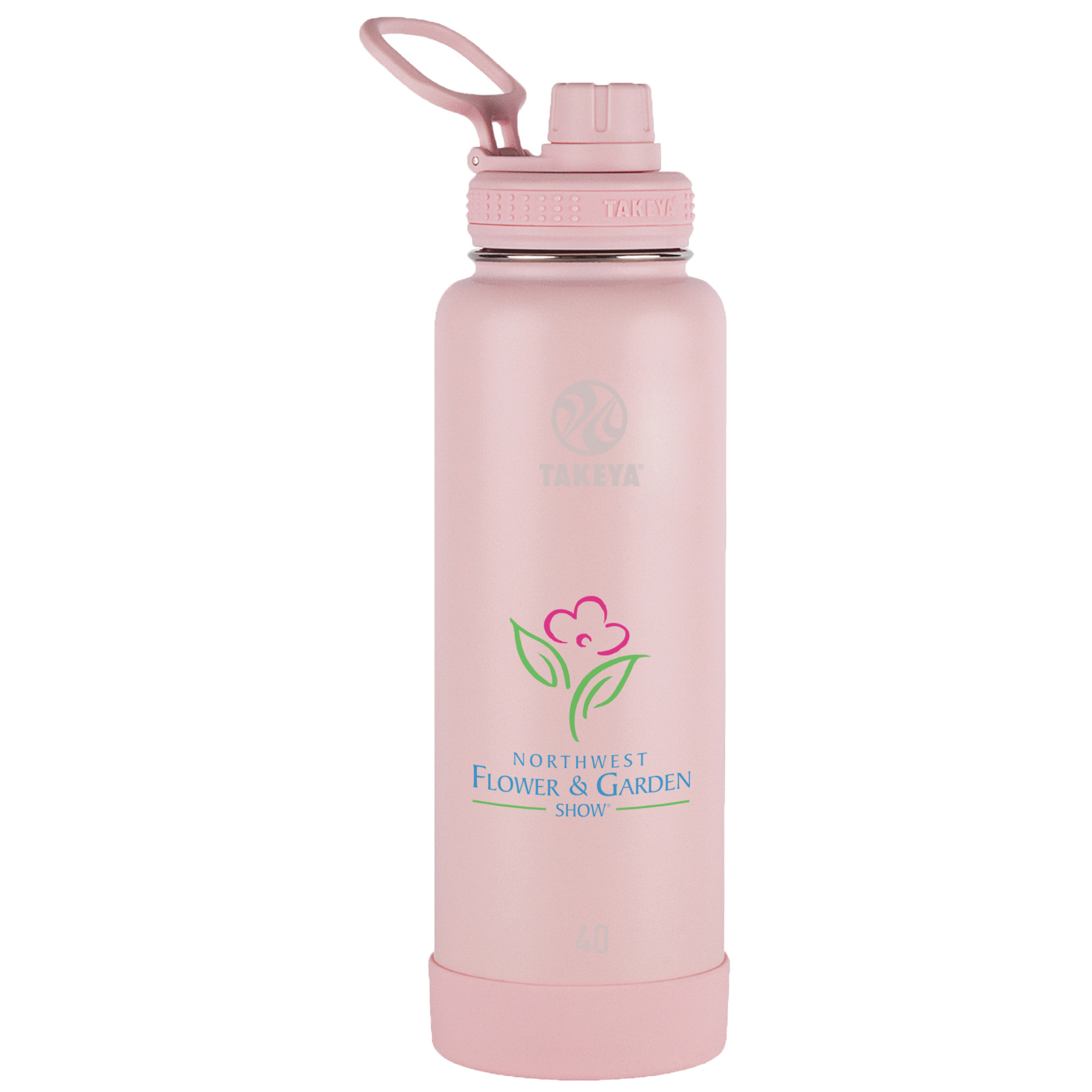 Picture of Takeya® 40 oz. Water Bottle with Actives Insulated Spout Lid™, Full Color Digital