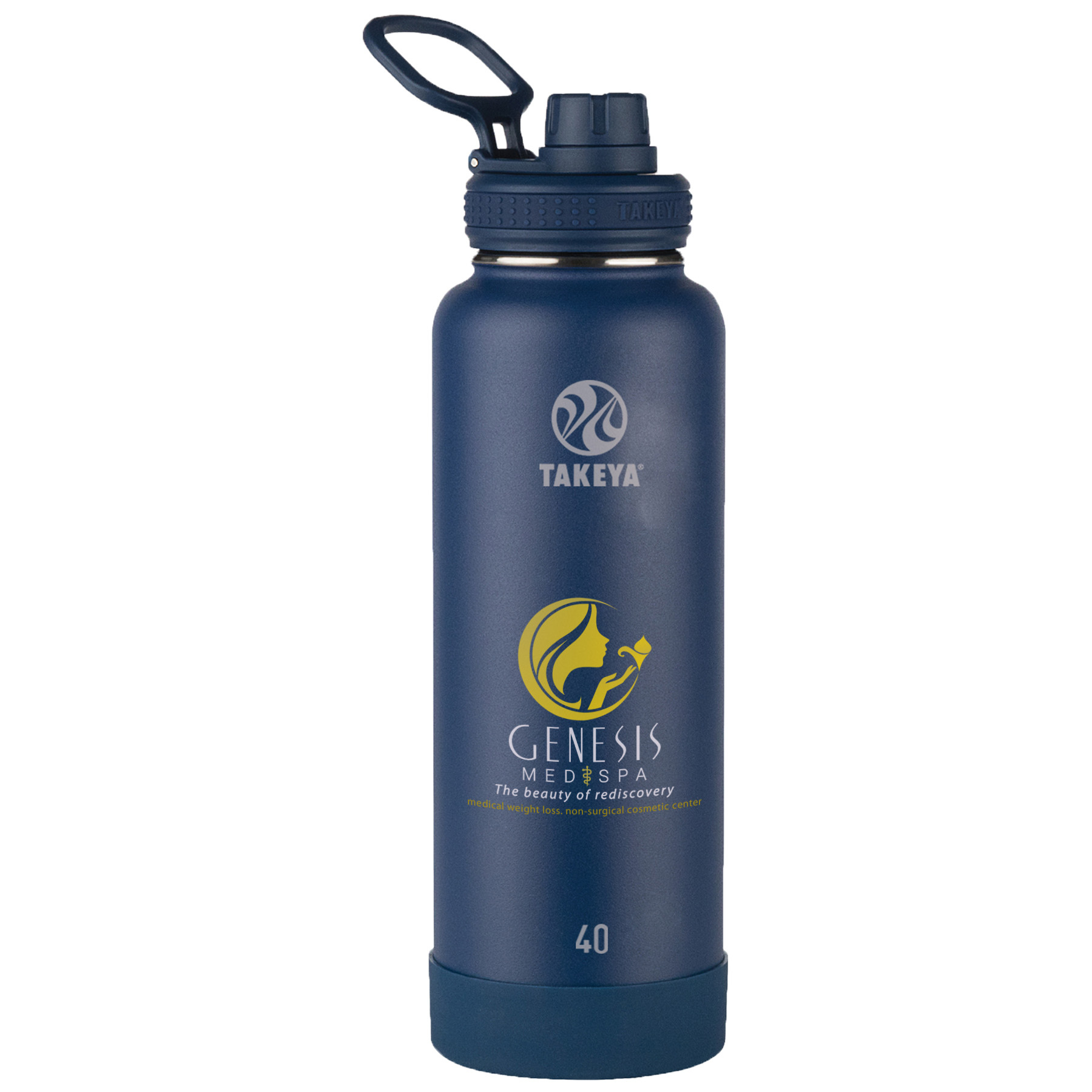 Picture of Takeya® 40 oz. Water Bottle with Actives Insulated Spout Lid™, Full Color Digital