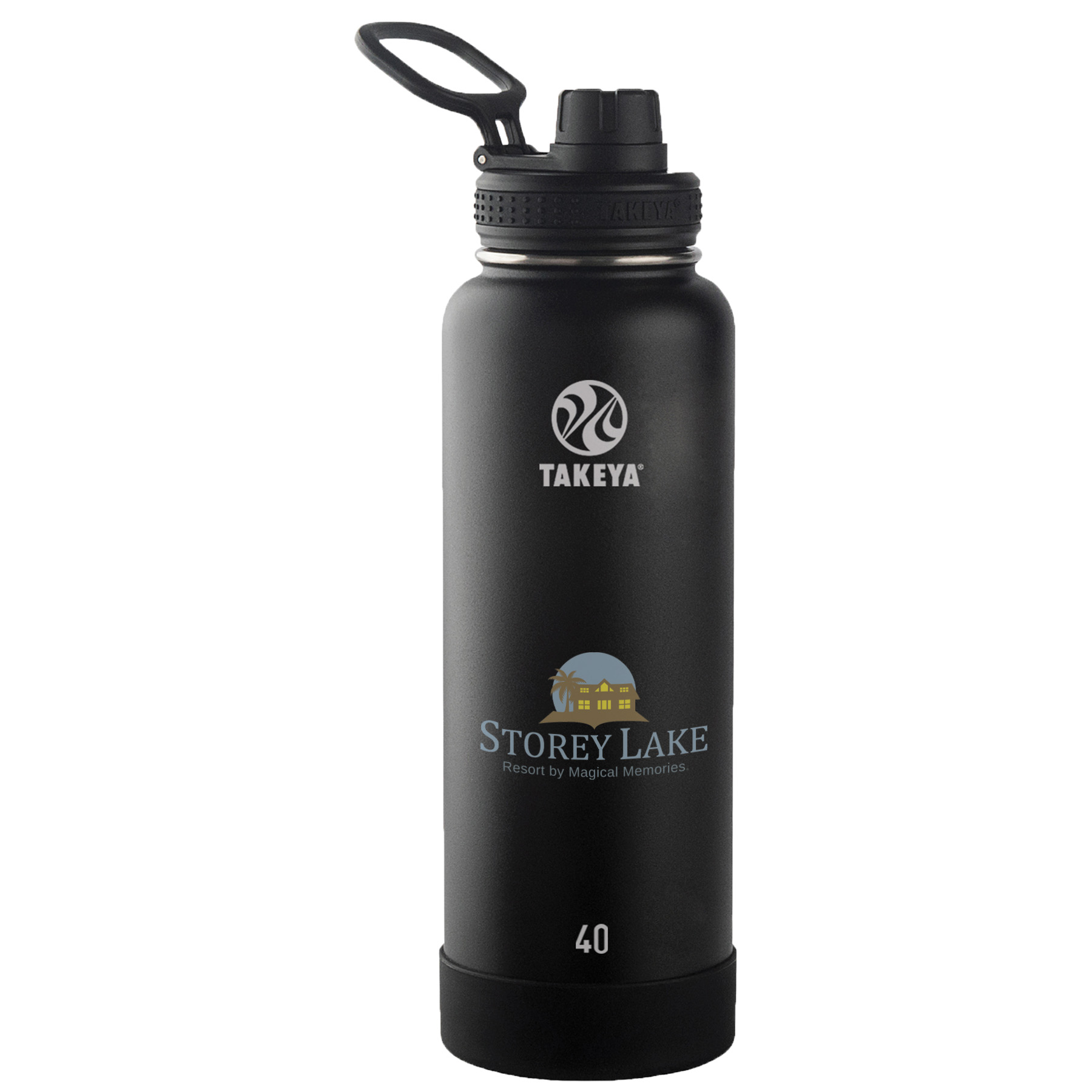 Picture of Takeya® 40 oz. Water Bottle with Actives Insulated Spout Lid™, Full Color Digital