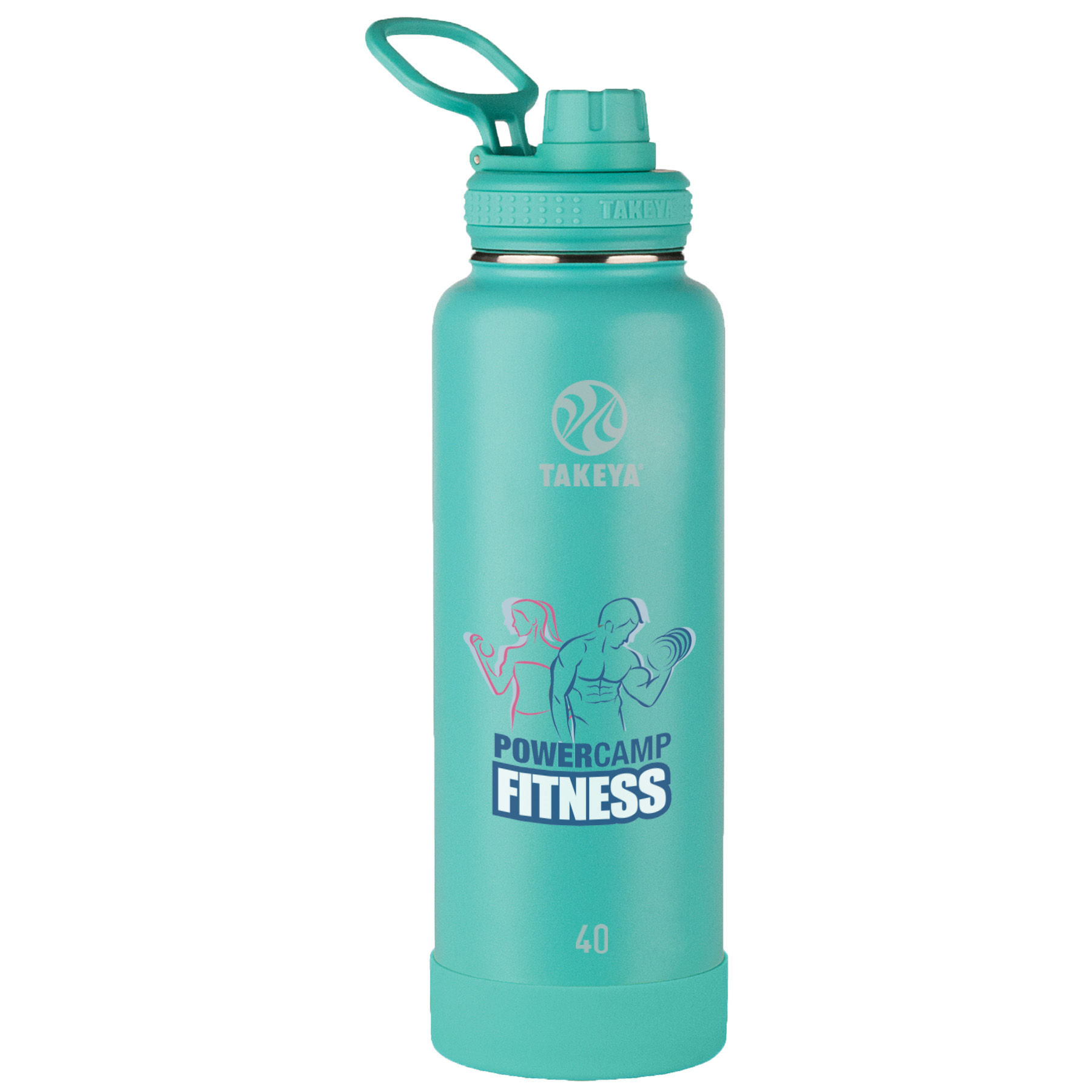 Picture of Takeya® 40 oz. Water Bottle with Actives Insulated Spout Lid™, Full Color Digital