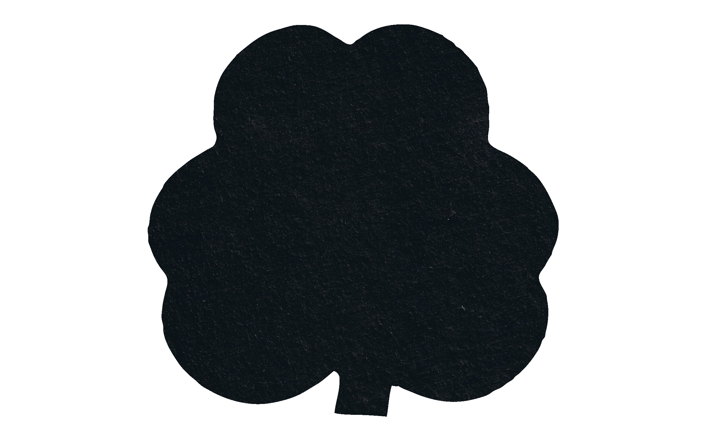 Picture of 5" Standard Recycled Rubber Shamrock Jar Opener