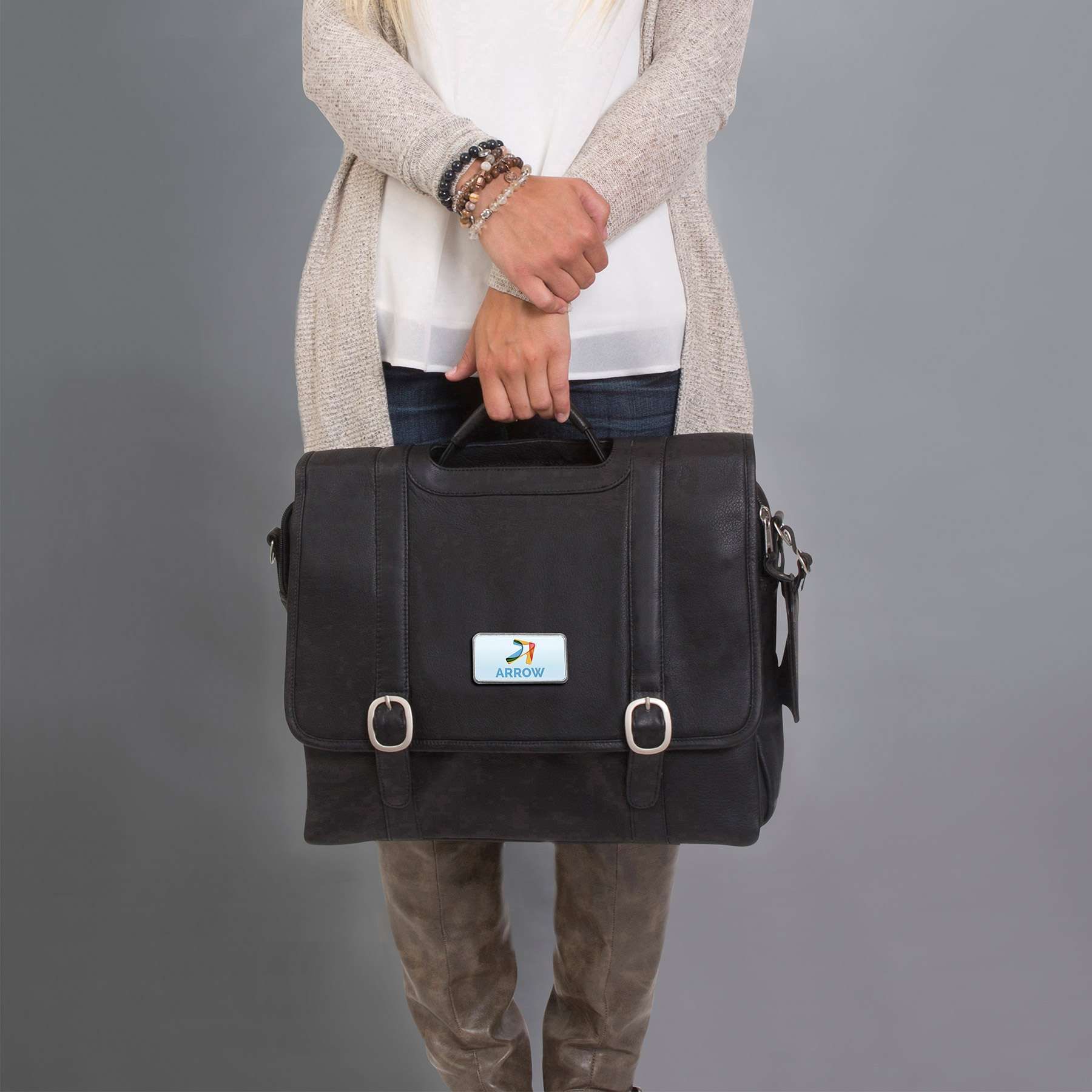 Picture of Willow Rock Leather Computer Briefcase