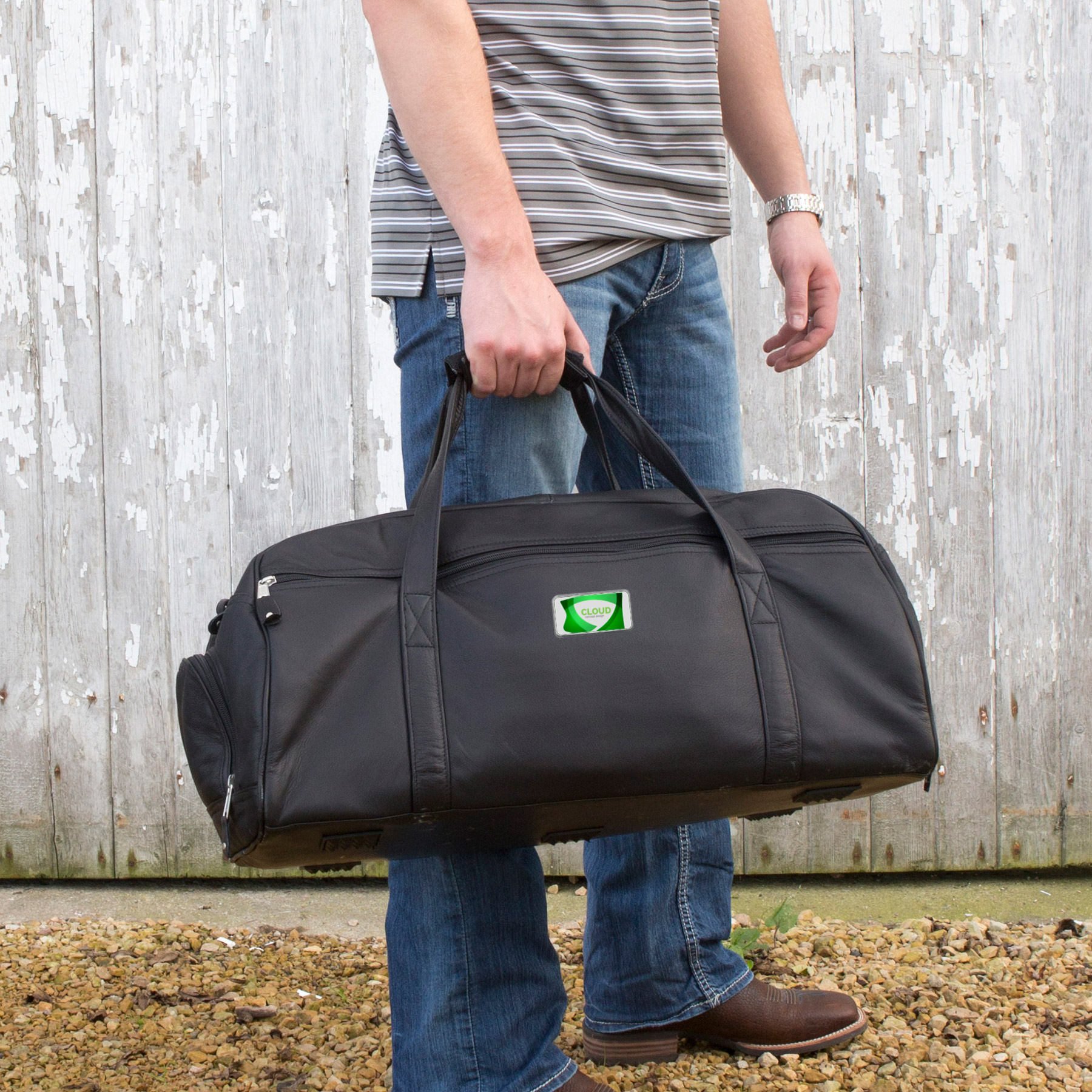 Picture of Marble Canyon Leather Sport Duffel Bag