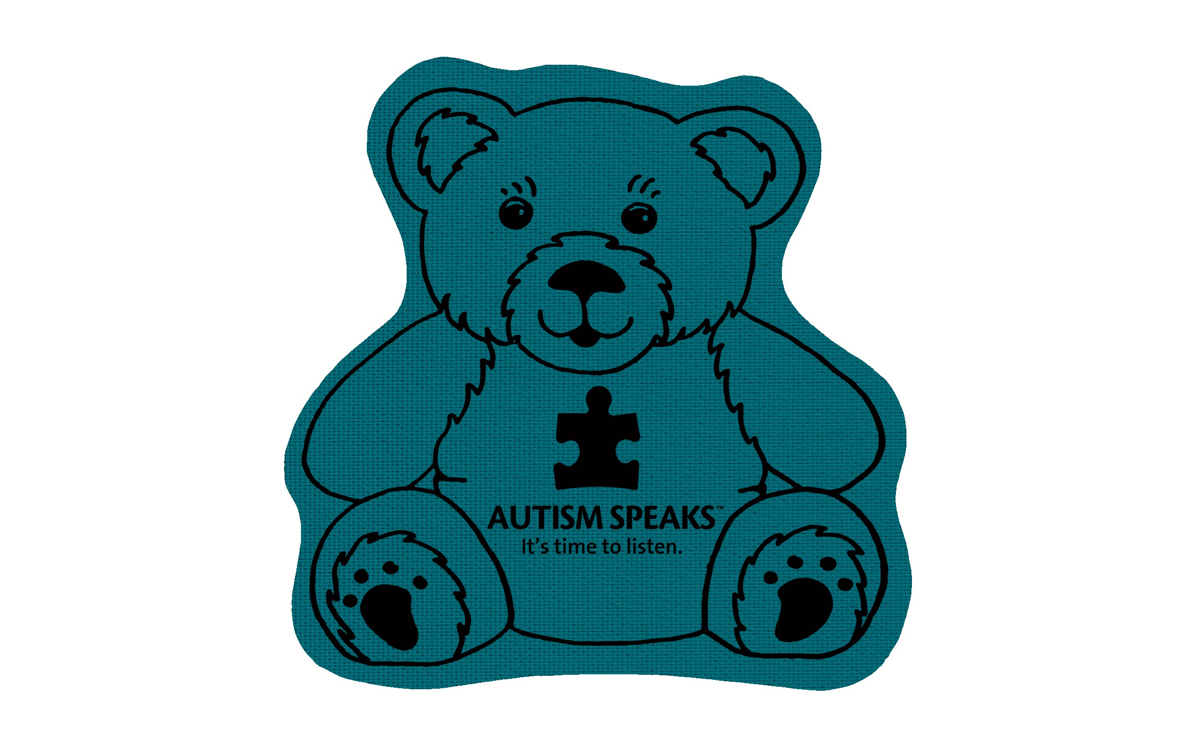 Picture of 5" Standard Rubber Teddy Bear Jar Opener