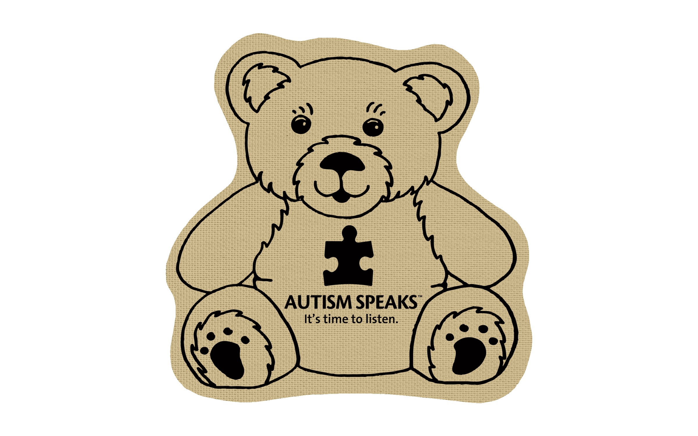 Picture of 5" Standard Rubber Teddy Bear Jar Opener