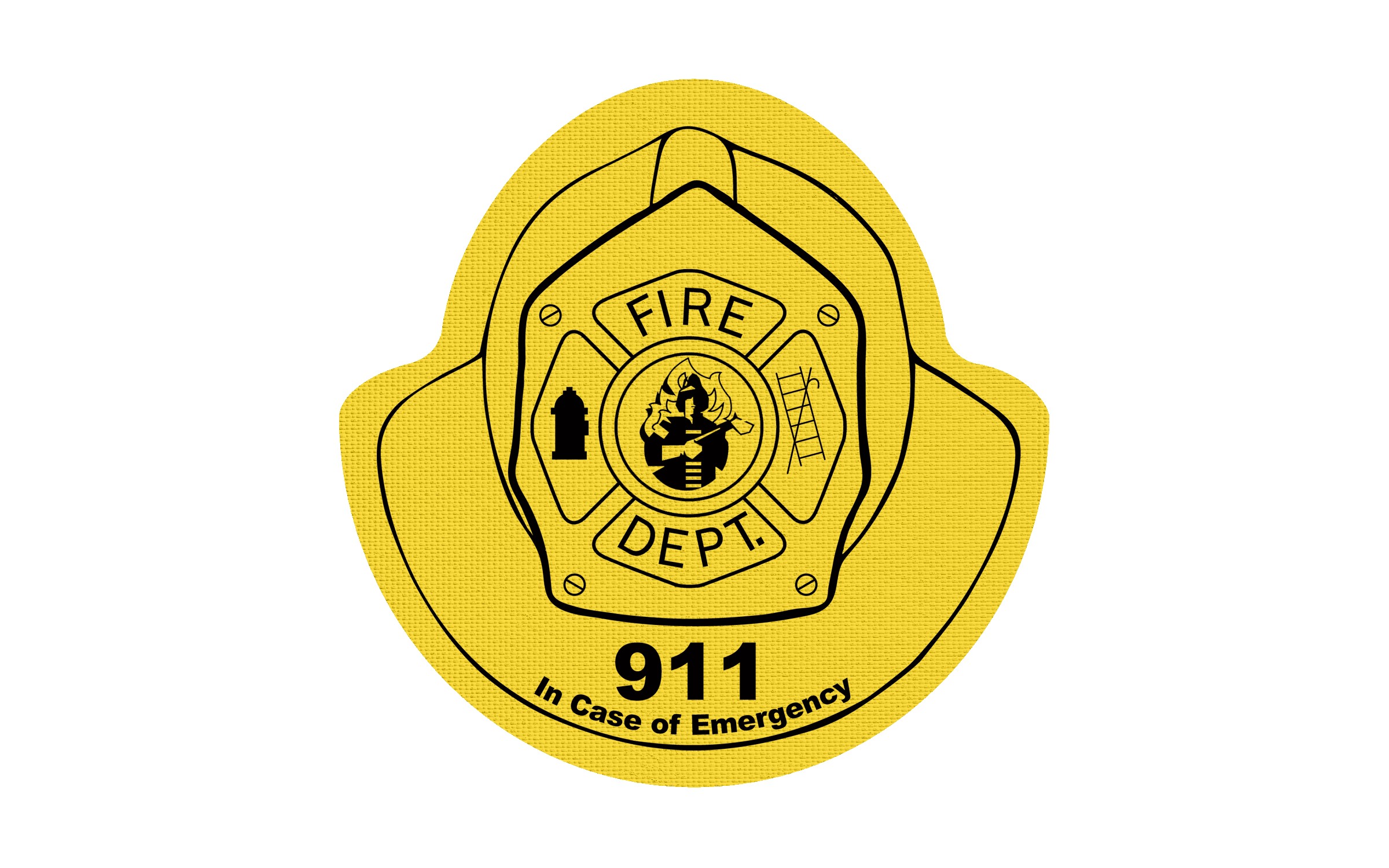 Picture of 5" Standard Rubber Fire Helmet Jar Opener