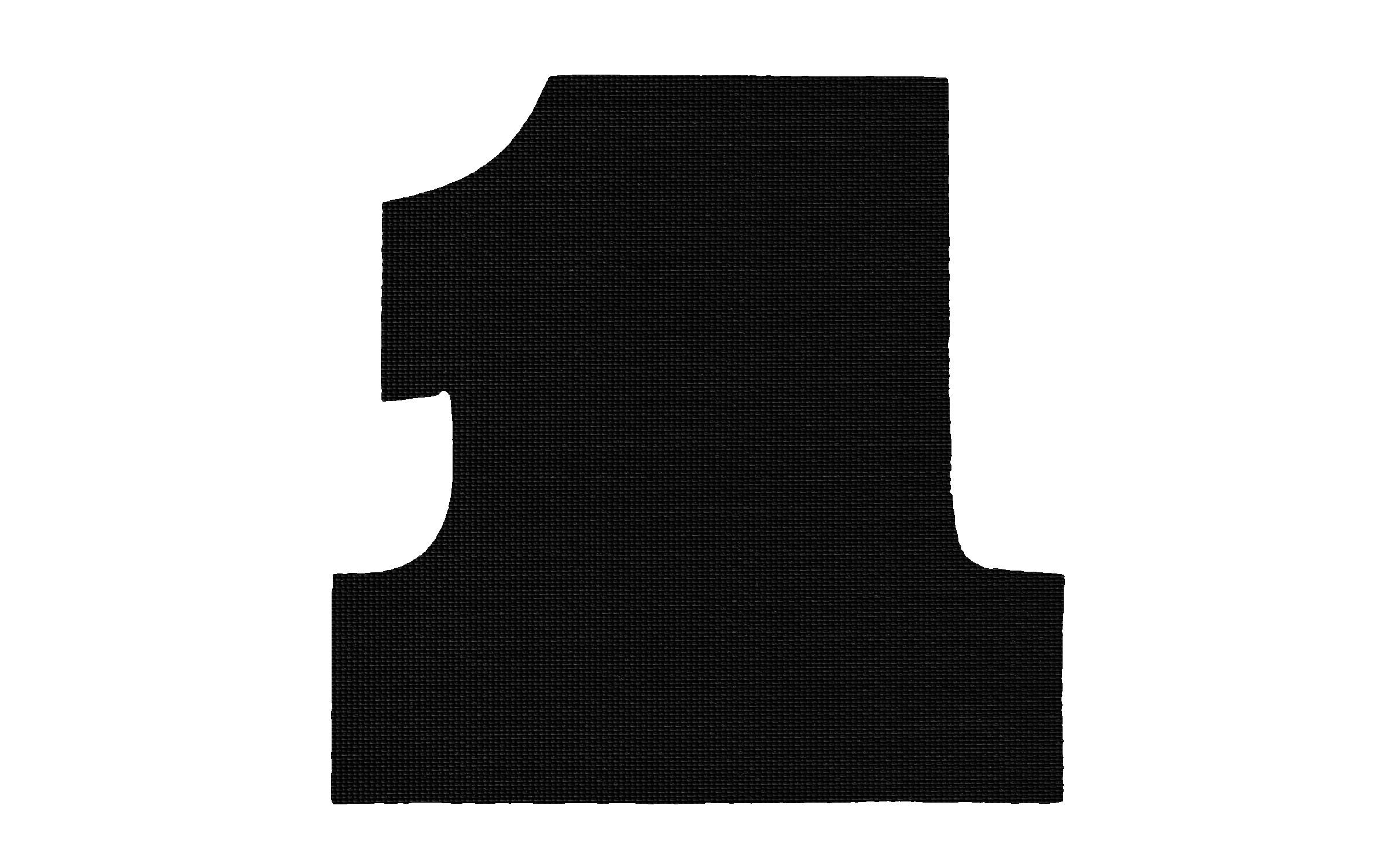 Picture of 5" Standard Rubber Number One Shape Jar Opener