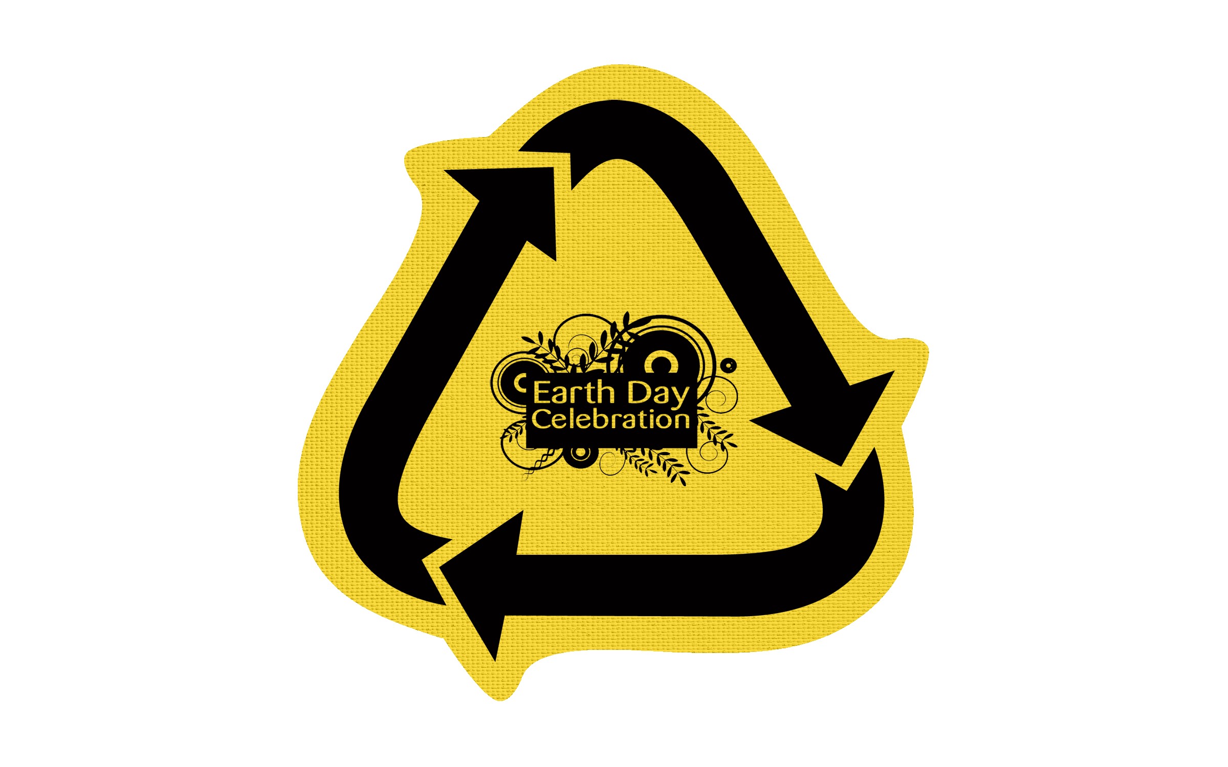 Picture of 5" Standard Rubber Recycle Arrows Jar Opener