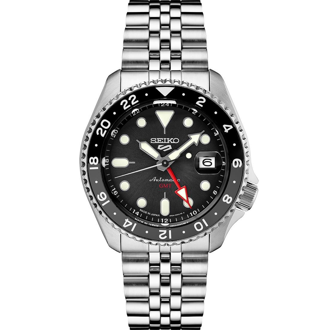 Picture of 5 Sports SS Automatic GMT Black Dial