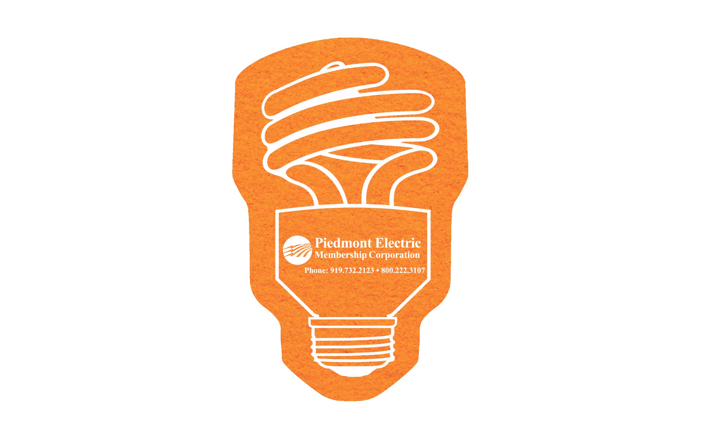 Picture of 4" Econo Shammy Energy Bulb Coaster