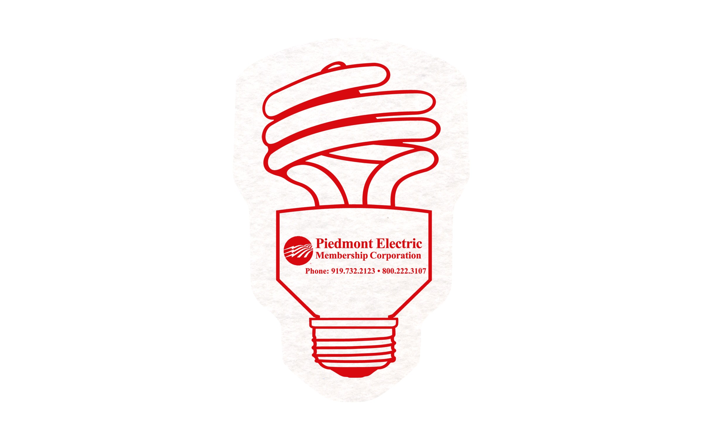 Picture of 4" Econo Shammy Energy Bulb Coaster
