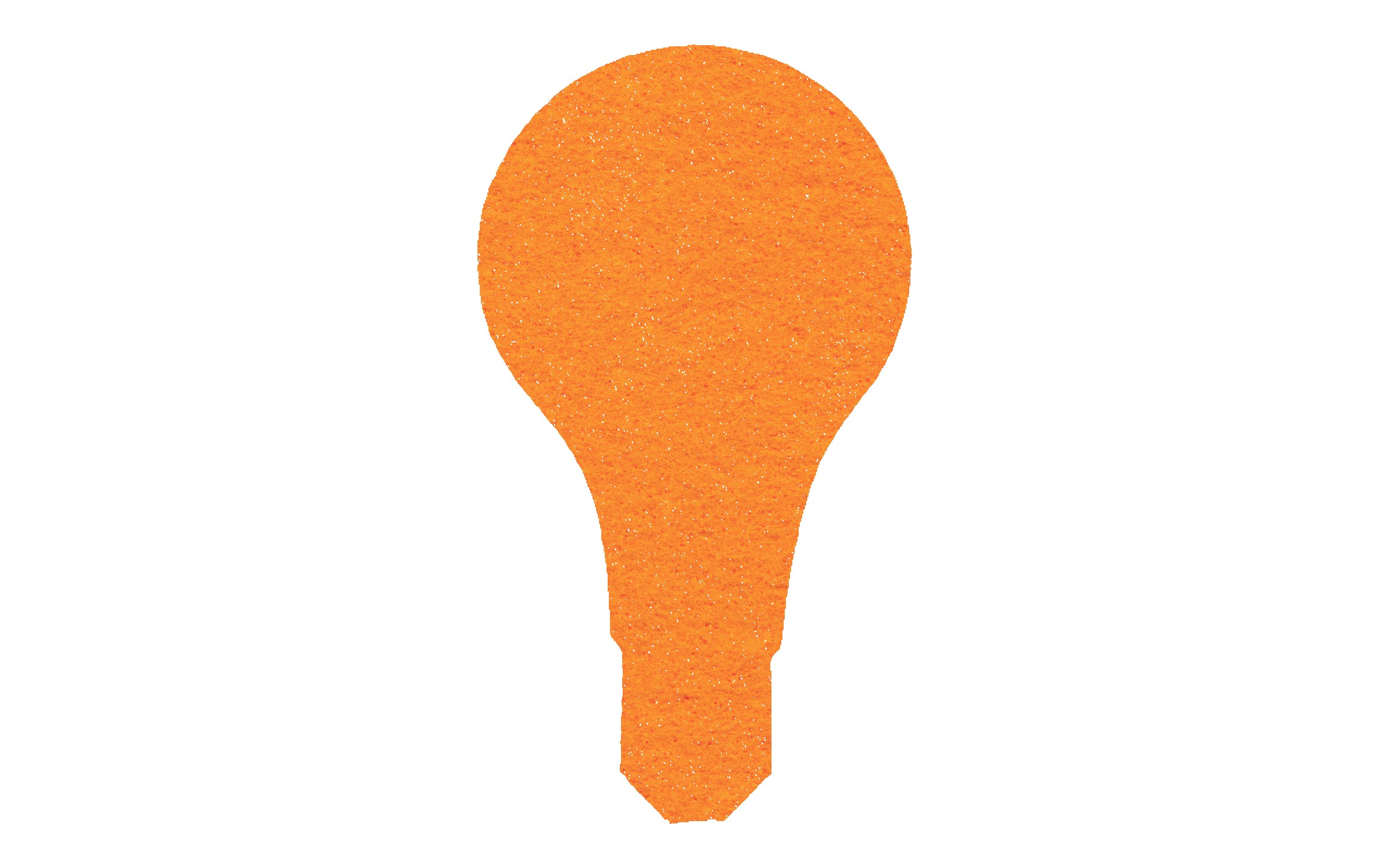 Picture of 4" Econo Shammy Light Bulb Coaster
