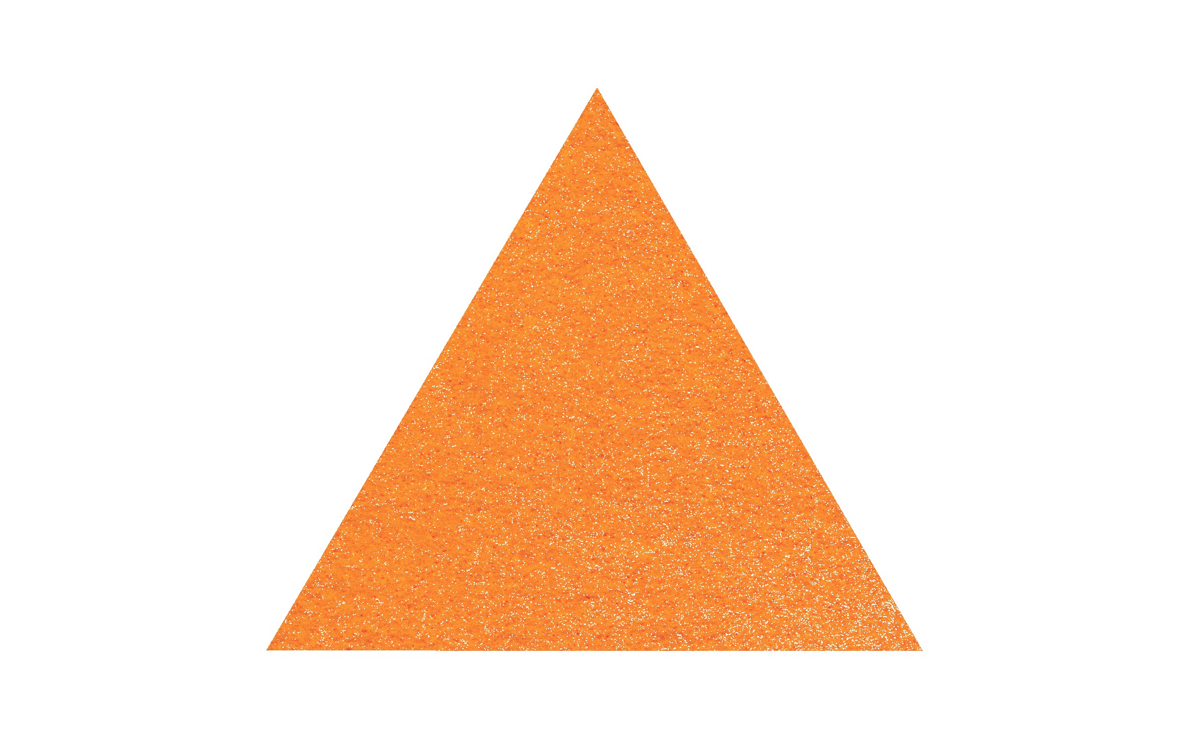 Picture of 4" Econo Shammy Triangle Coaster