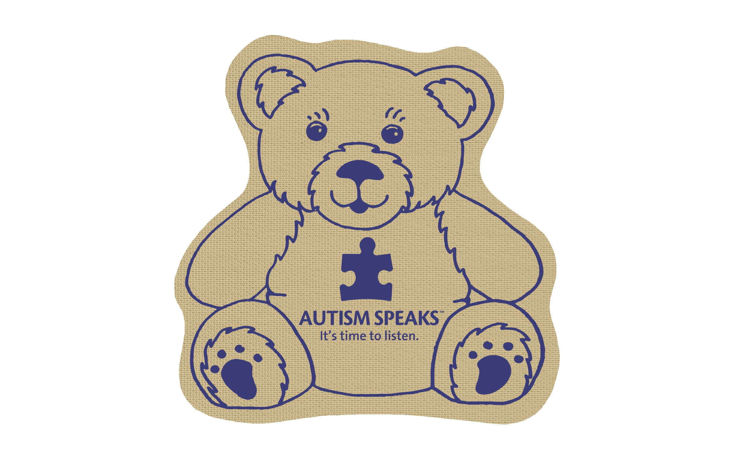 Picture of 5" Standard Vinyl Teddy Bear Vinyl Jar Opener