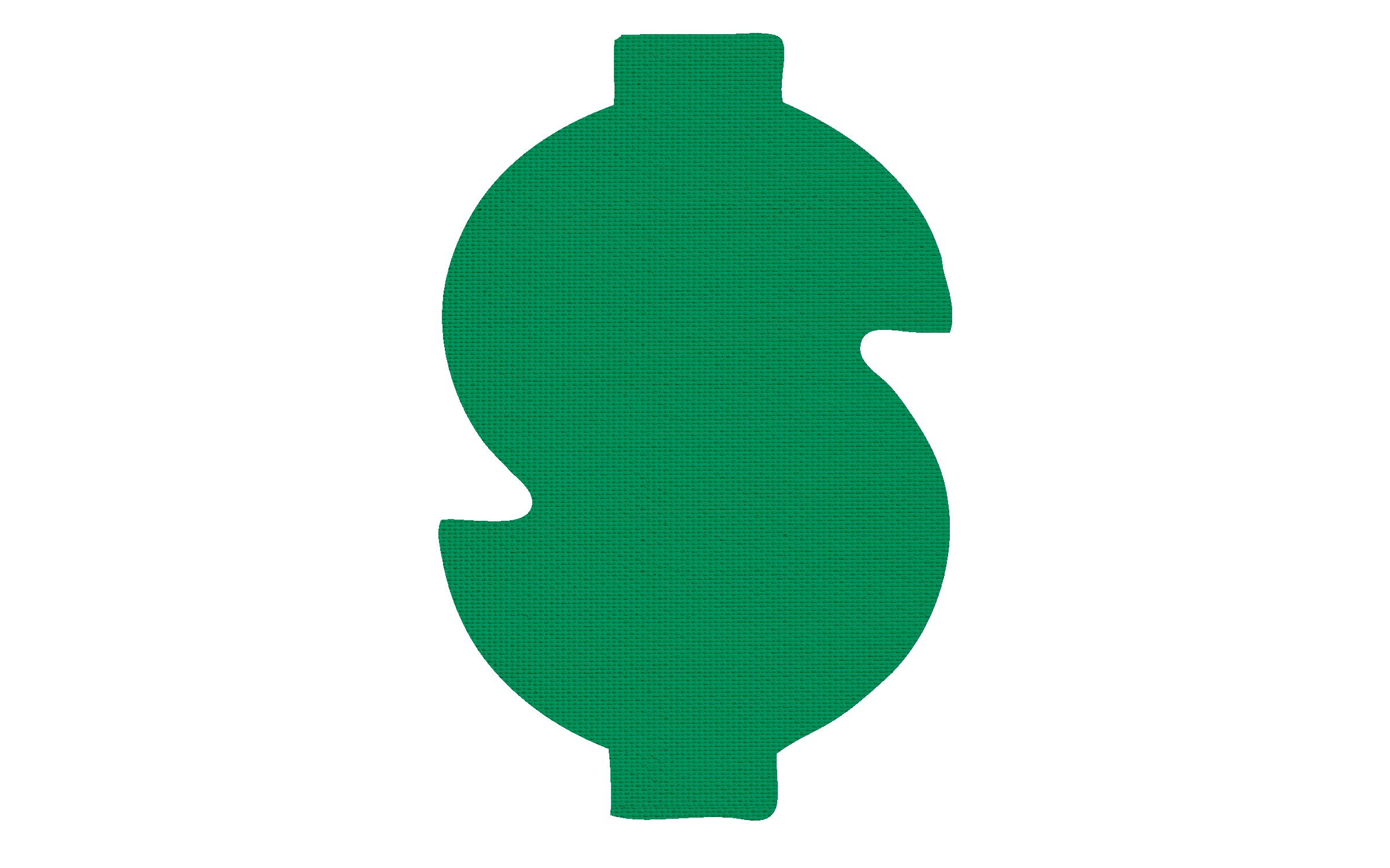 Picture of 5" Standard Vinyl Dollar Sign Jar Opener
