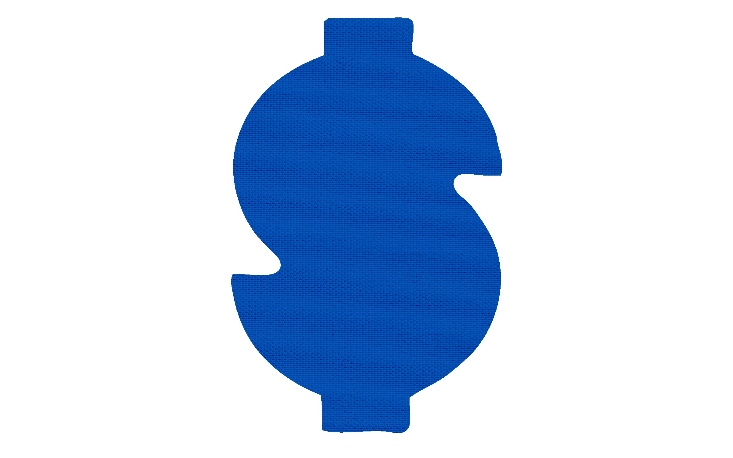 Picture of 5" Standard Vinyl Dollar Sign Jar Opener
