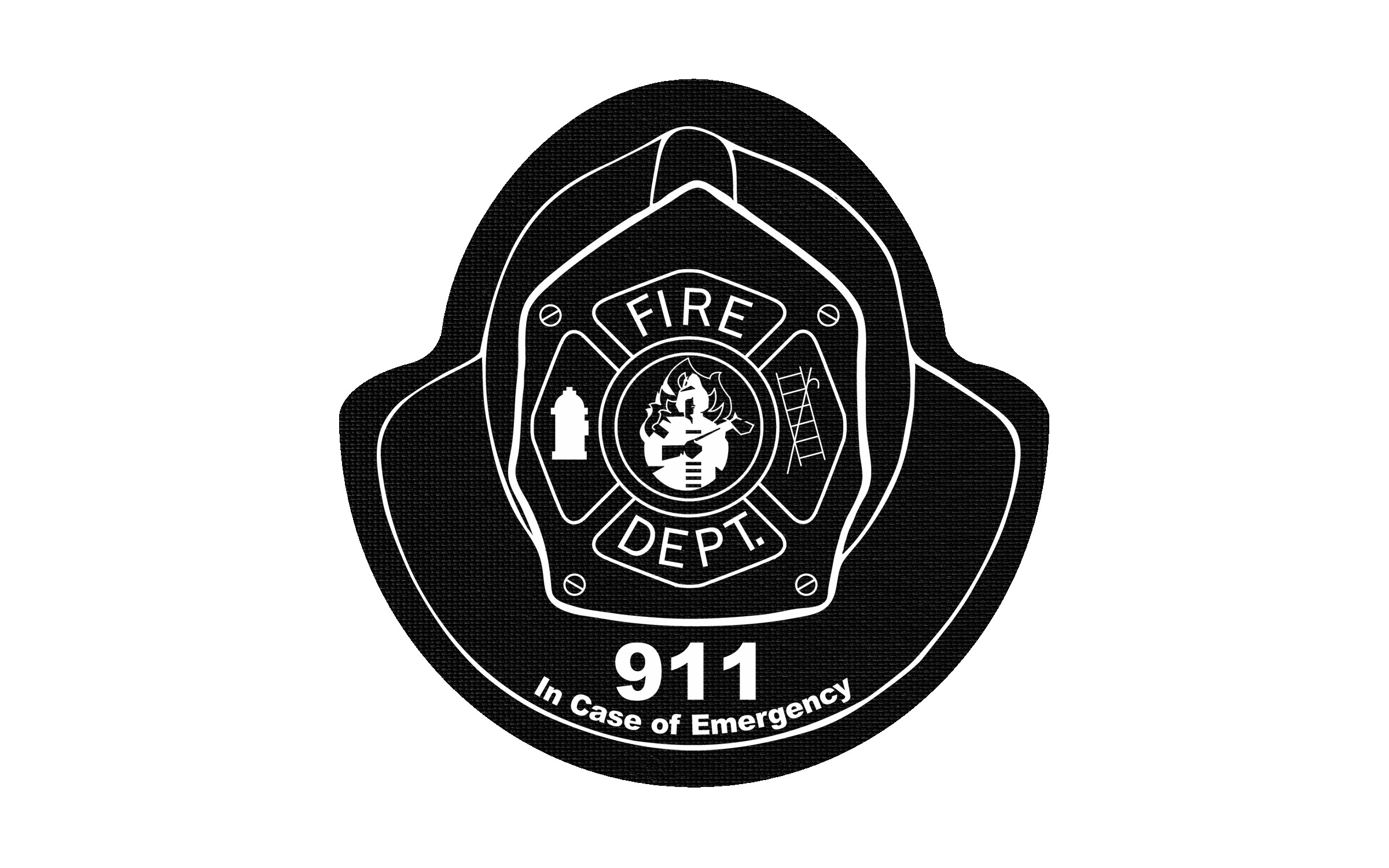 Picture of 5" Standard Vinyl Fire Helmet Jar Opener