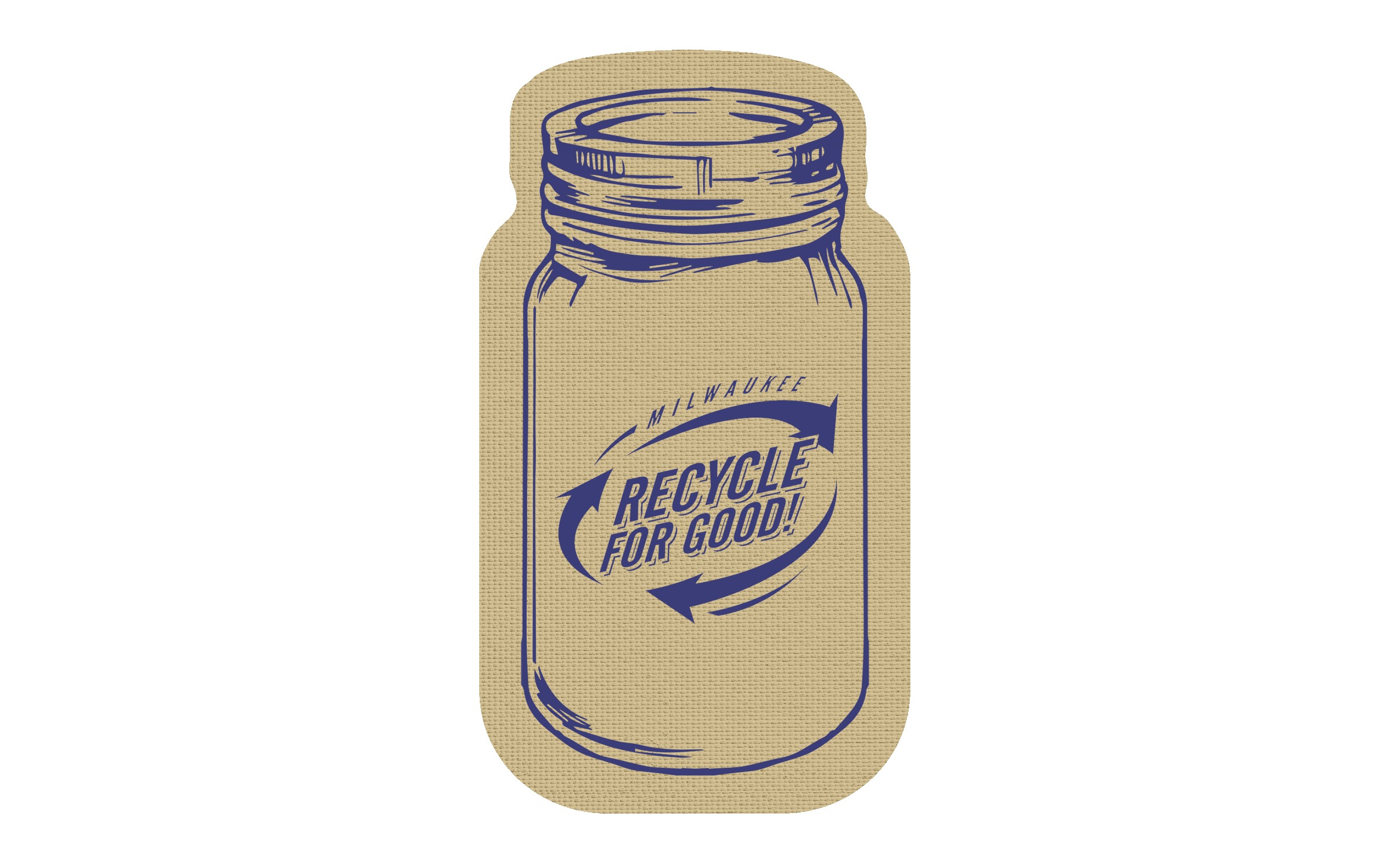Picture of 5" Standard Vinyl Mason Jar Vinyl Jar Opener
