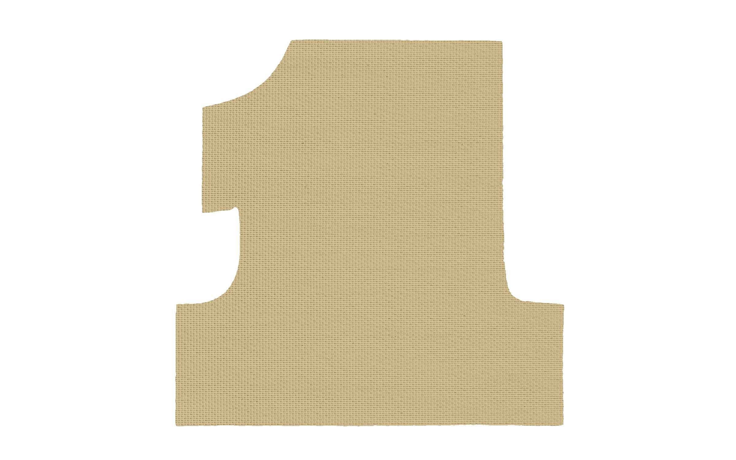 Picture of 5" Standard Vinyl Number One Shape Jar Opener