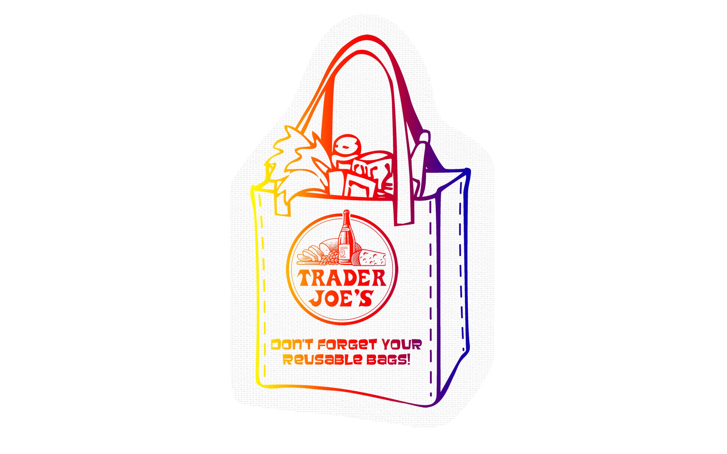 Picture of 5" Standard Vinyl Tote Bag Jar Opener