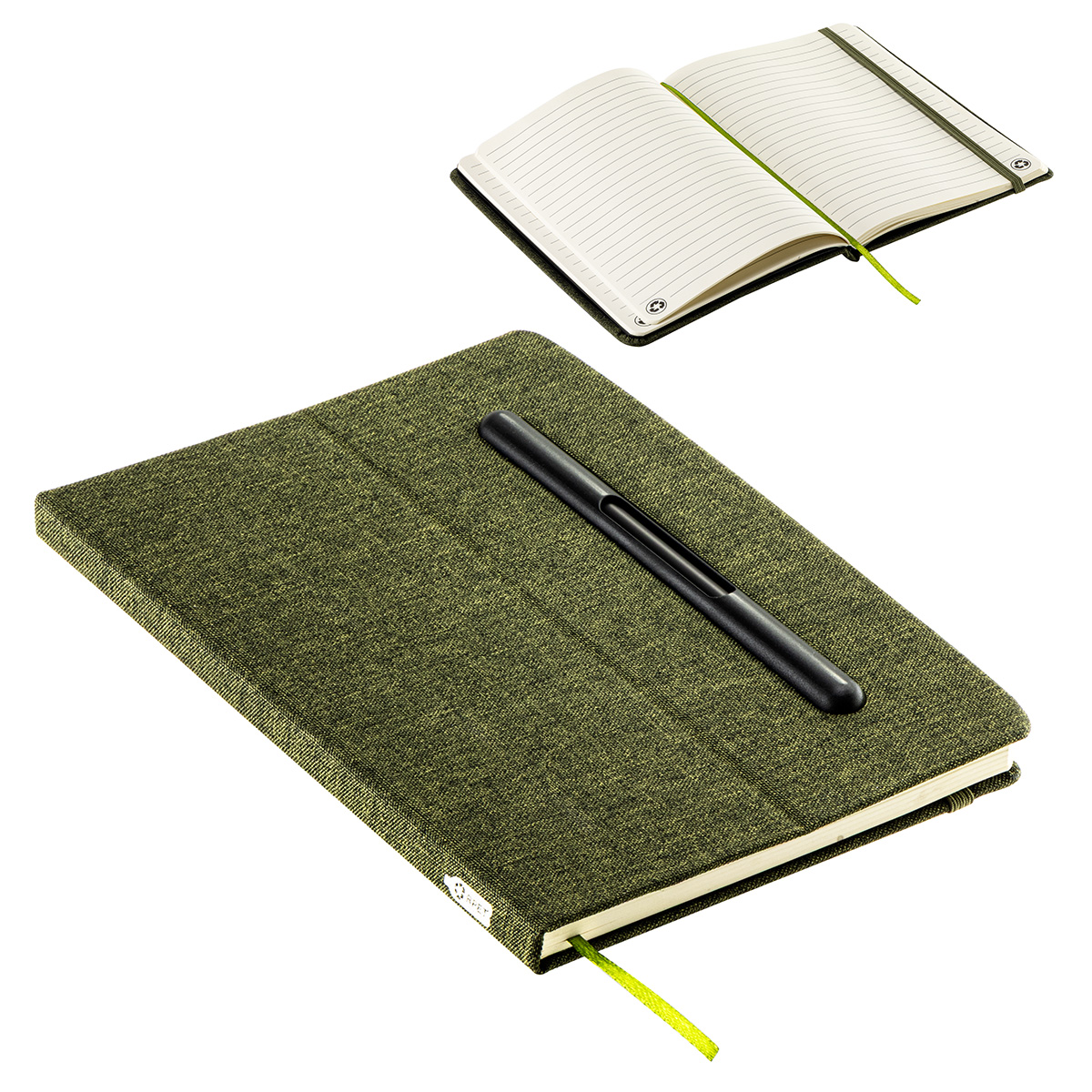 Picture of Boardroom Hardcover Journal with Built-In Phone Stand and Pen