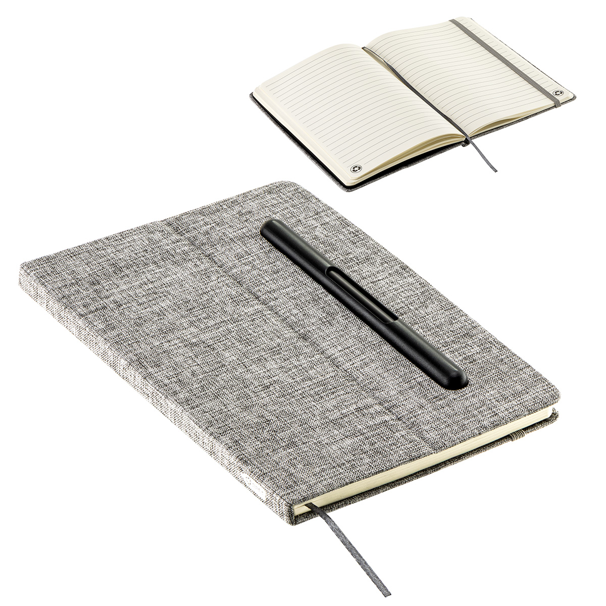 Picture of Boardroom Hardcover Journal with Built-In Phone Stand and Pen