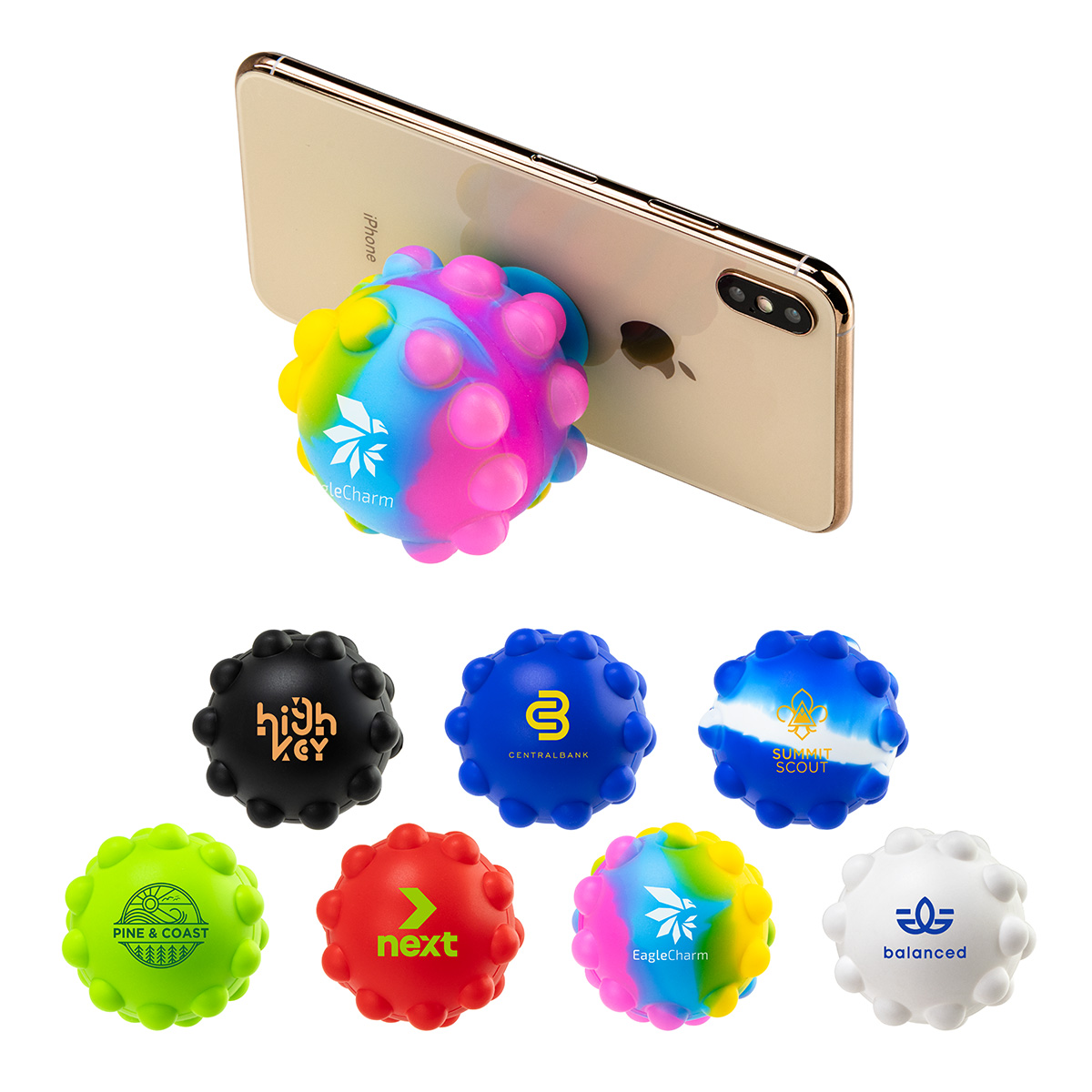 Picture of Push Pop Ball Suction Cup Phone Stand
