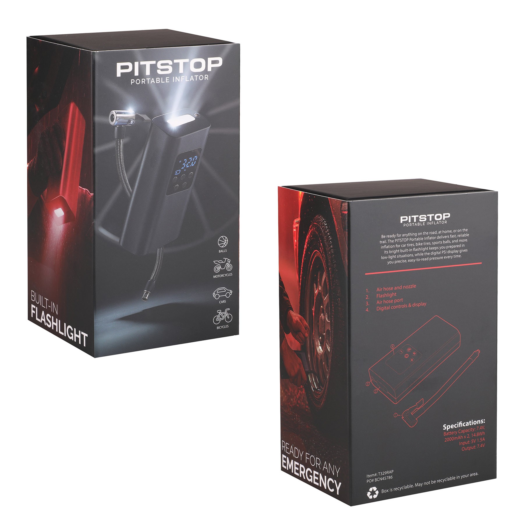 Picture of Pitstop Rechargeable Portable Inflator
