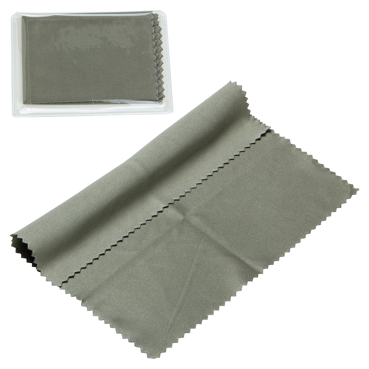 Picture of 6" x 6" 220GSM Microfiber Cleaning Cloth in Clear PVC Case
