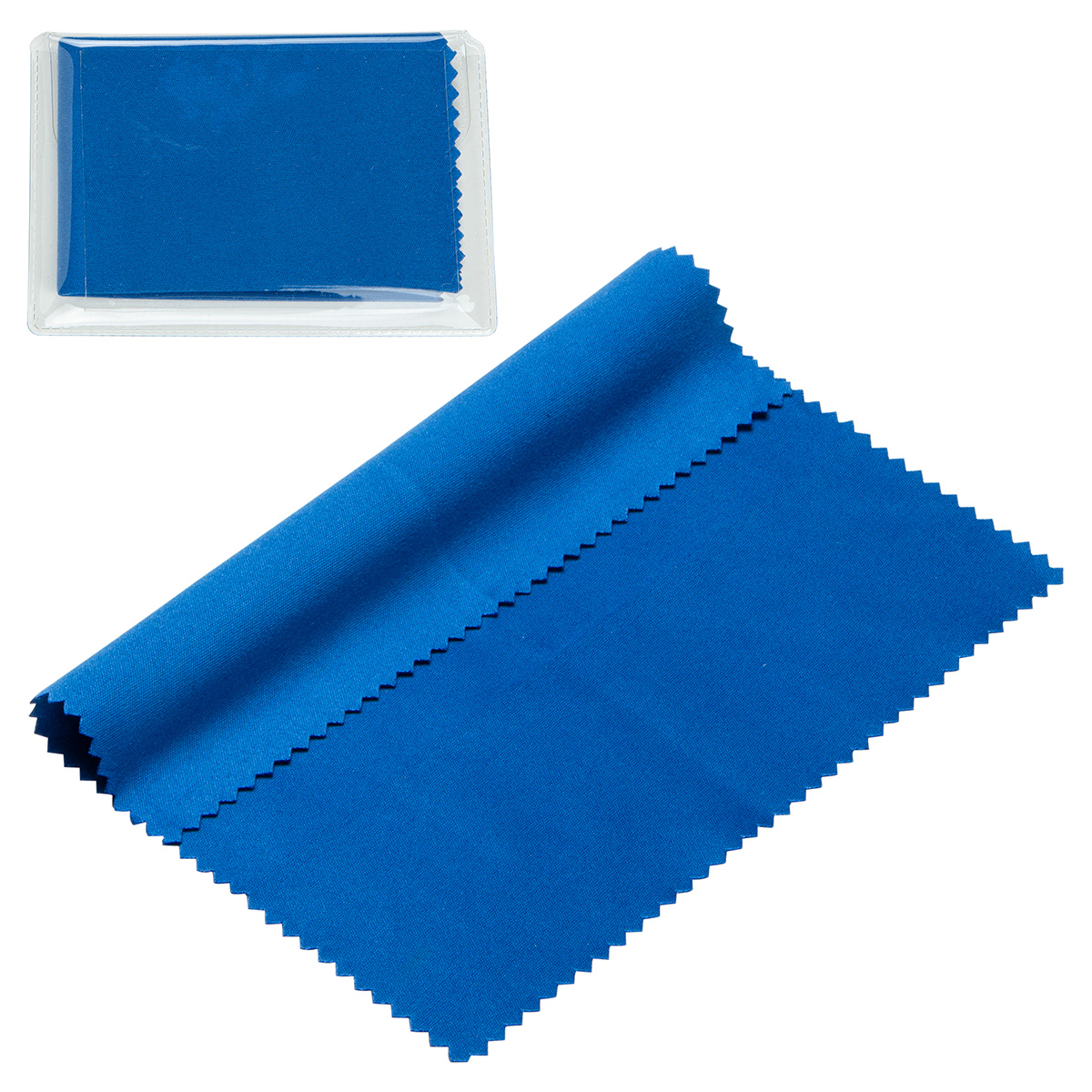 Picture of 6" x 6" 220GSM Microfiber Cleaning Cloth in Clear PVC Case
